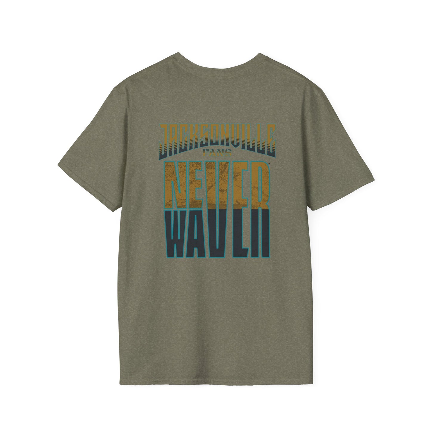 Jacksonville Fans Never Waver Unisex Softstyle T-Shirt