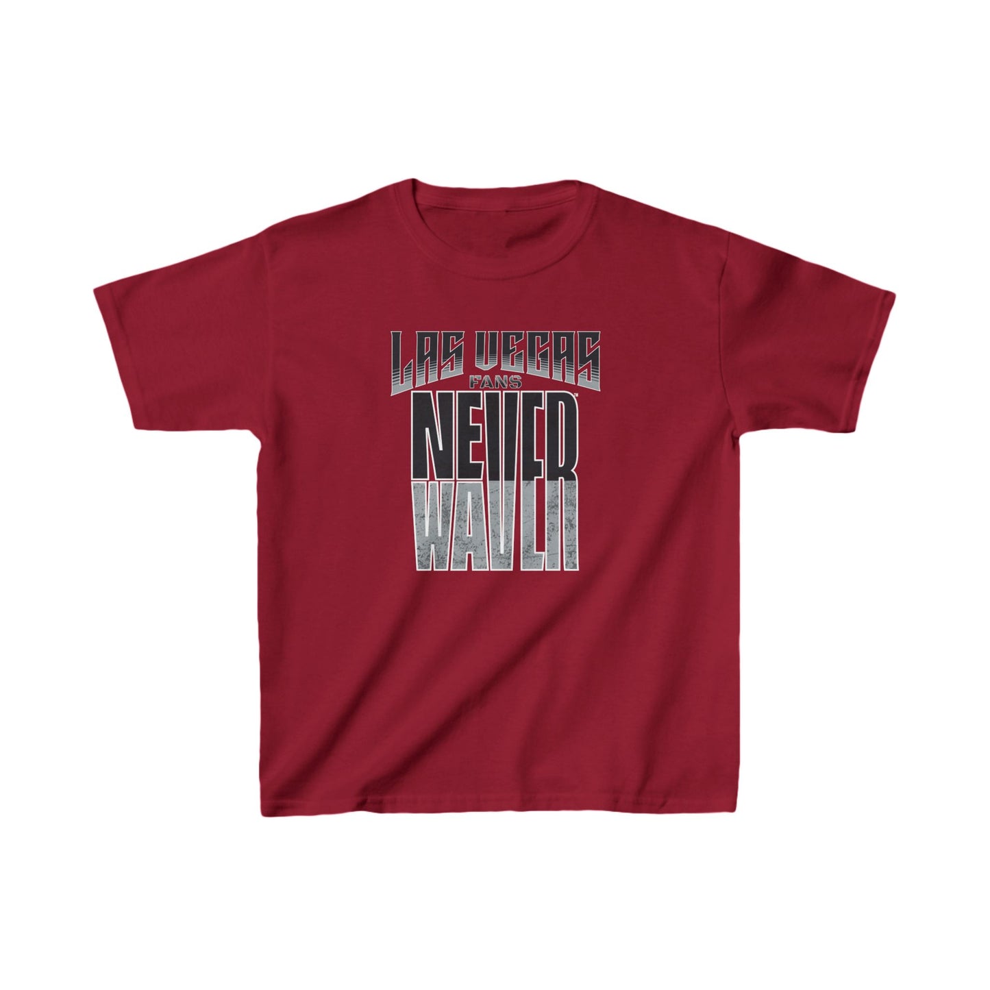 Las Vegas Fans Never Waver Kids Heavy Cotton™ Tee