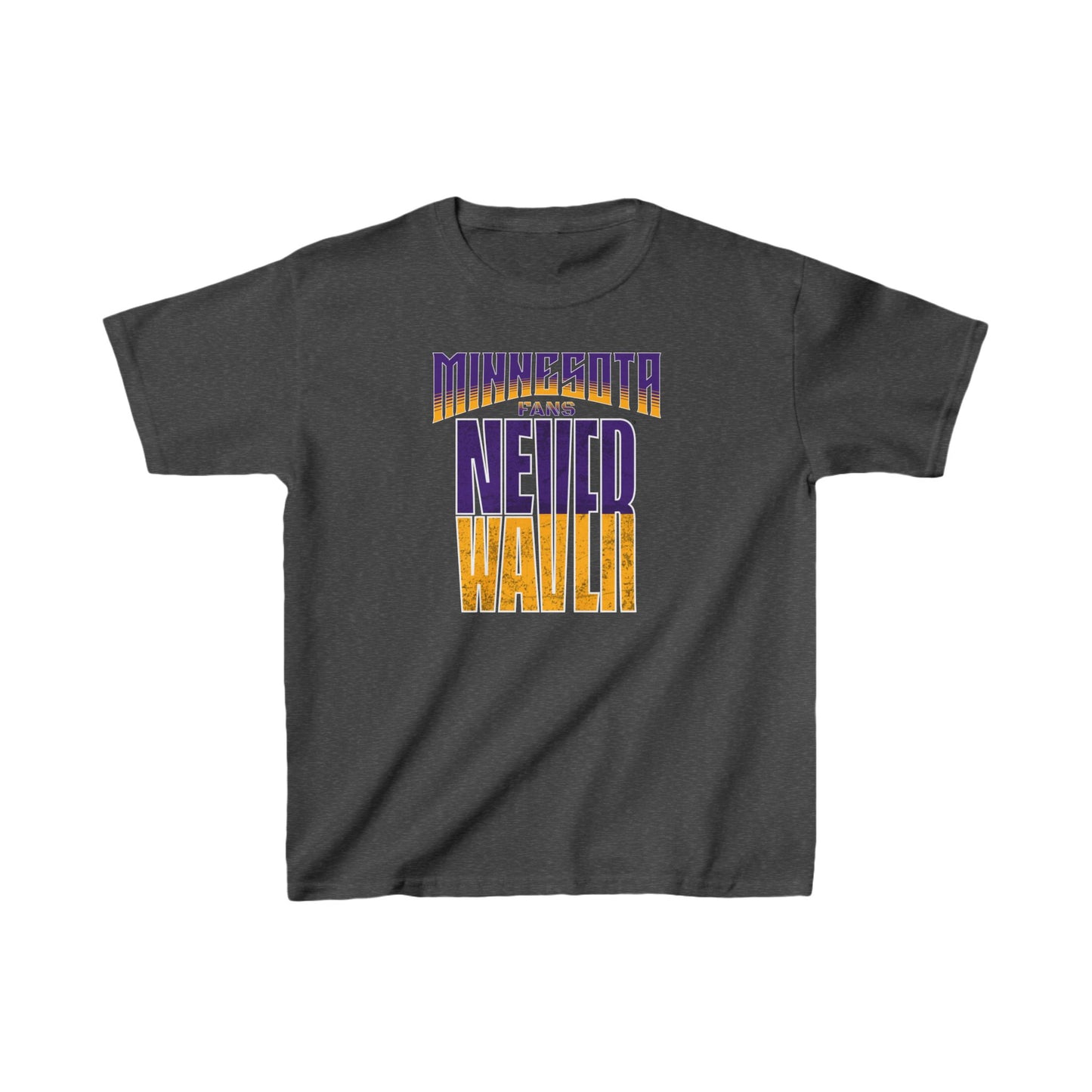 Minnesota Fans Never Waver Kids Heavy Cotton™ Tee