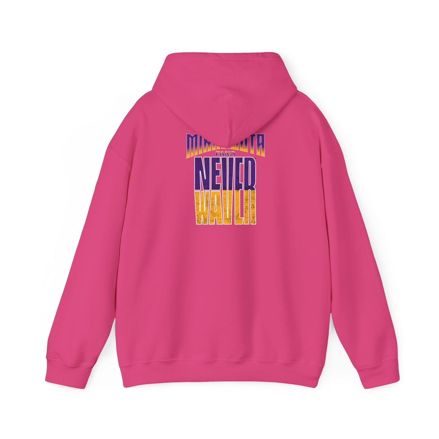 Minnesota Fans Never Waver Unisex Heavy Blend™ Hooded Sweatshirt