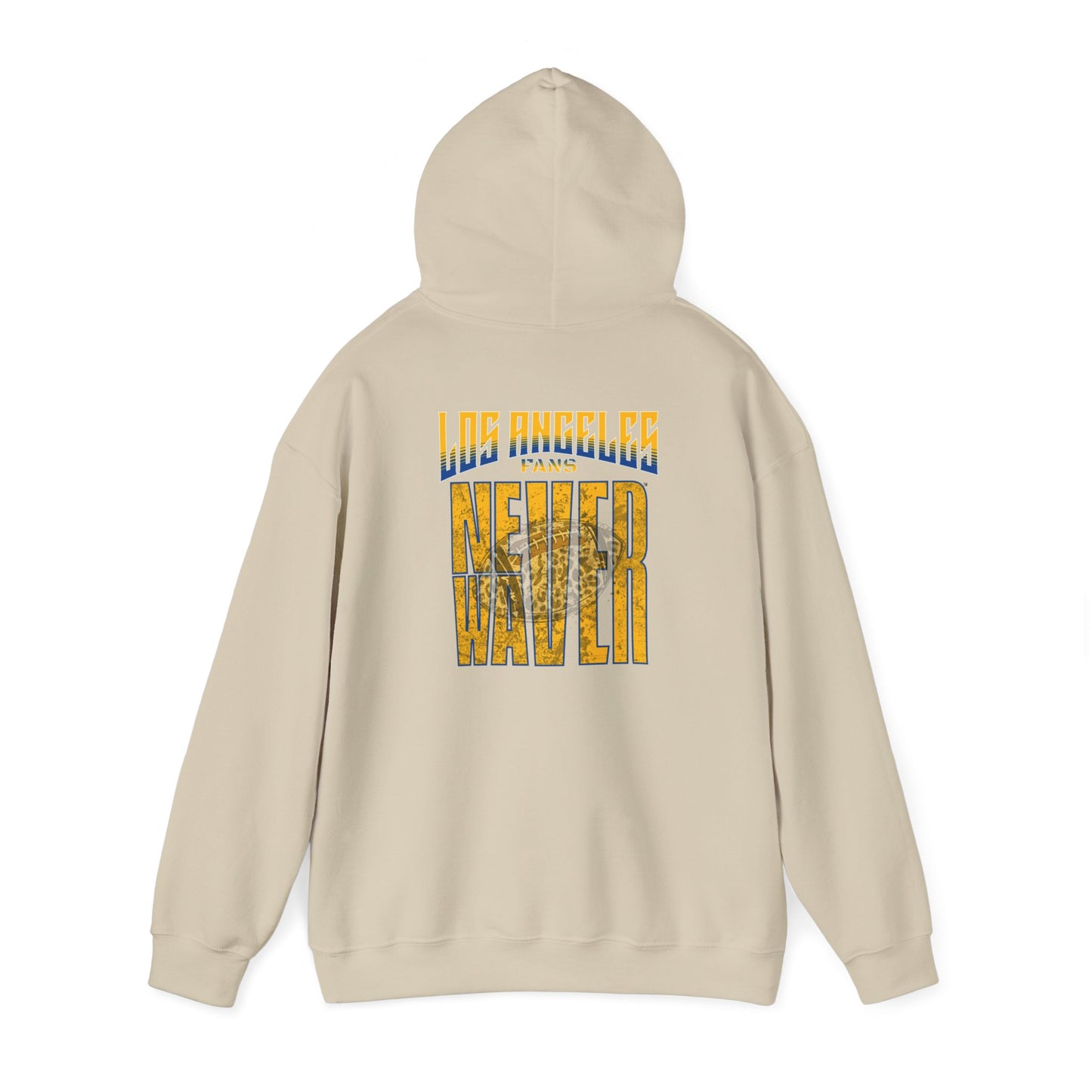 Los Angeles Fans Never Waver W-Leopard Football Unisex Heavy Blend™ Hooded Sweatshirt