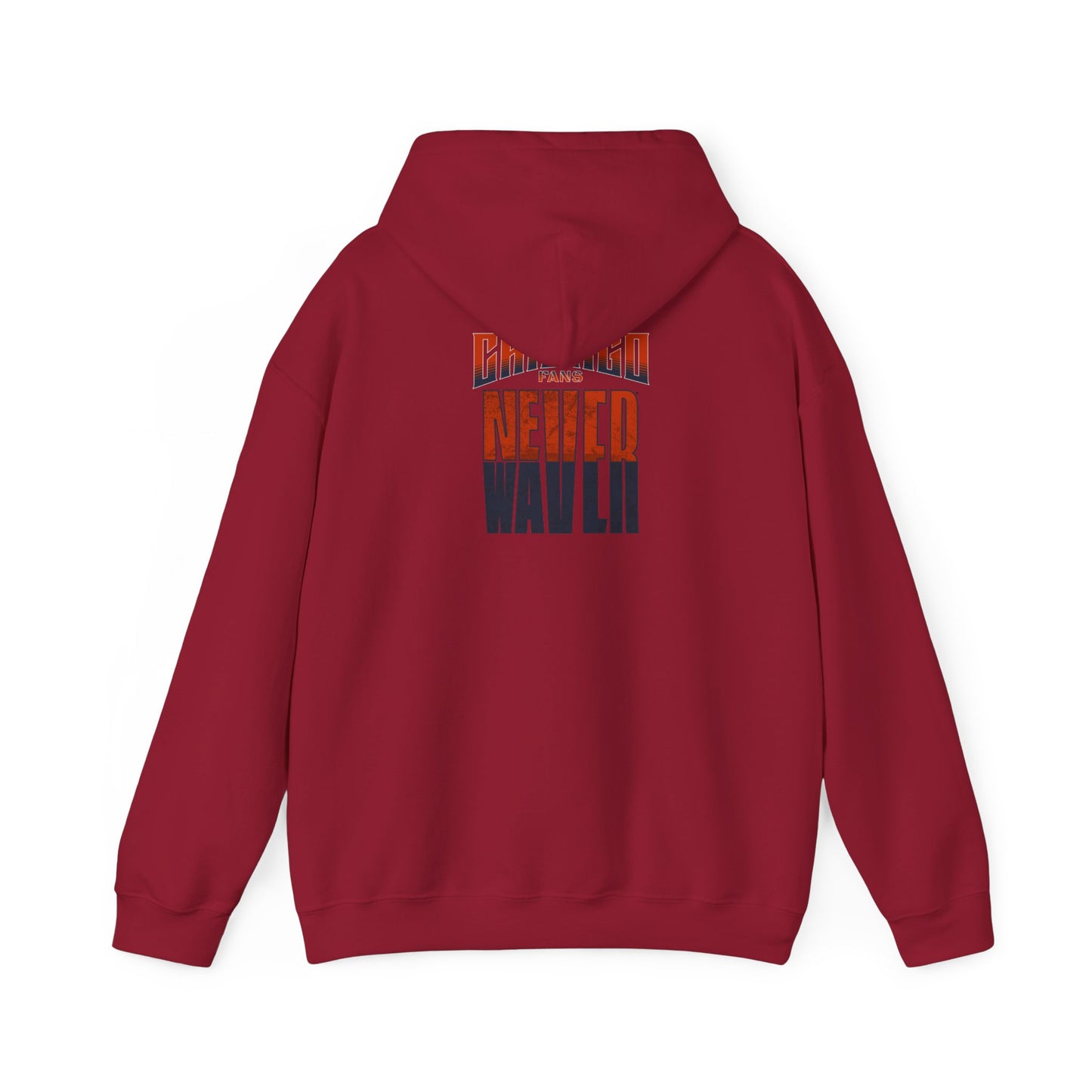 Chicago Fans Never Waver Unisex Heavy Blend™ Hooded Sweatshirt