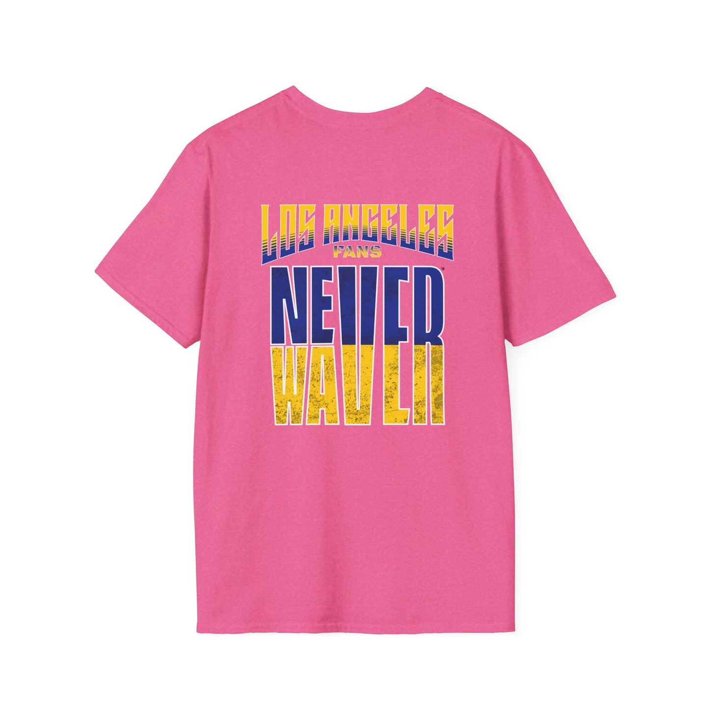 Los Angeles Fans Never Waver Unisex Softstyle T-Shirt