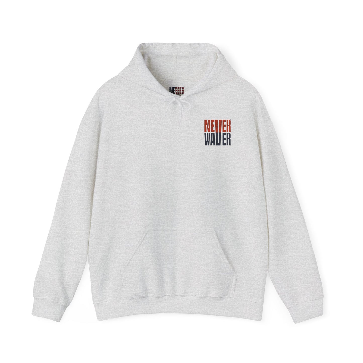 Unisex Heavy Blend™ Hooded Sweatshirt - 'Chicago Fans Never Waver' Motivational Apparel