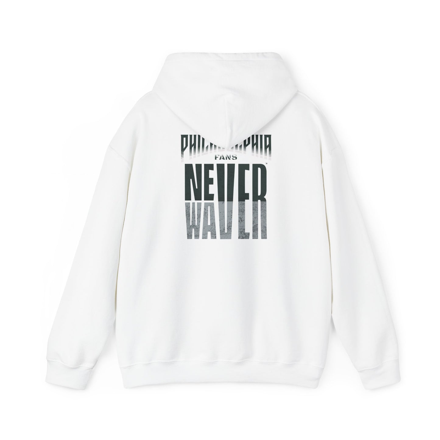 Philadelphia Fans Never Waver Unisex Heavy Blend™ Hooded Sweatshirt