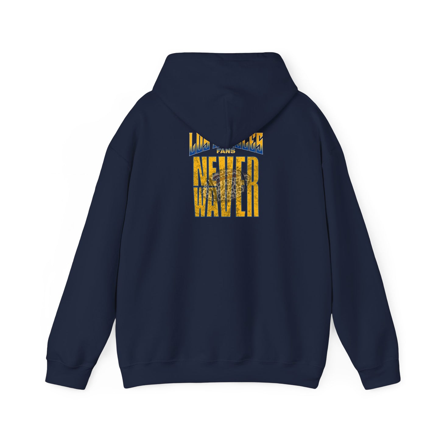 Los Angeles Fans Never Waver W-Leopard Football Unisex Heavy Blend™ Hooded Sweatshirt