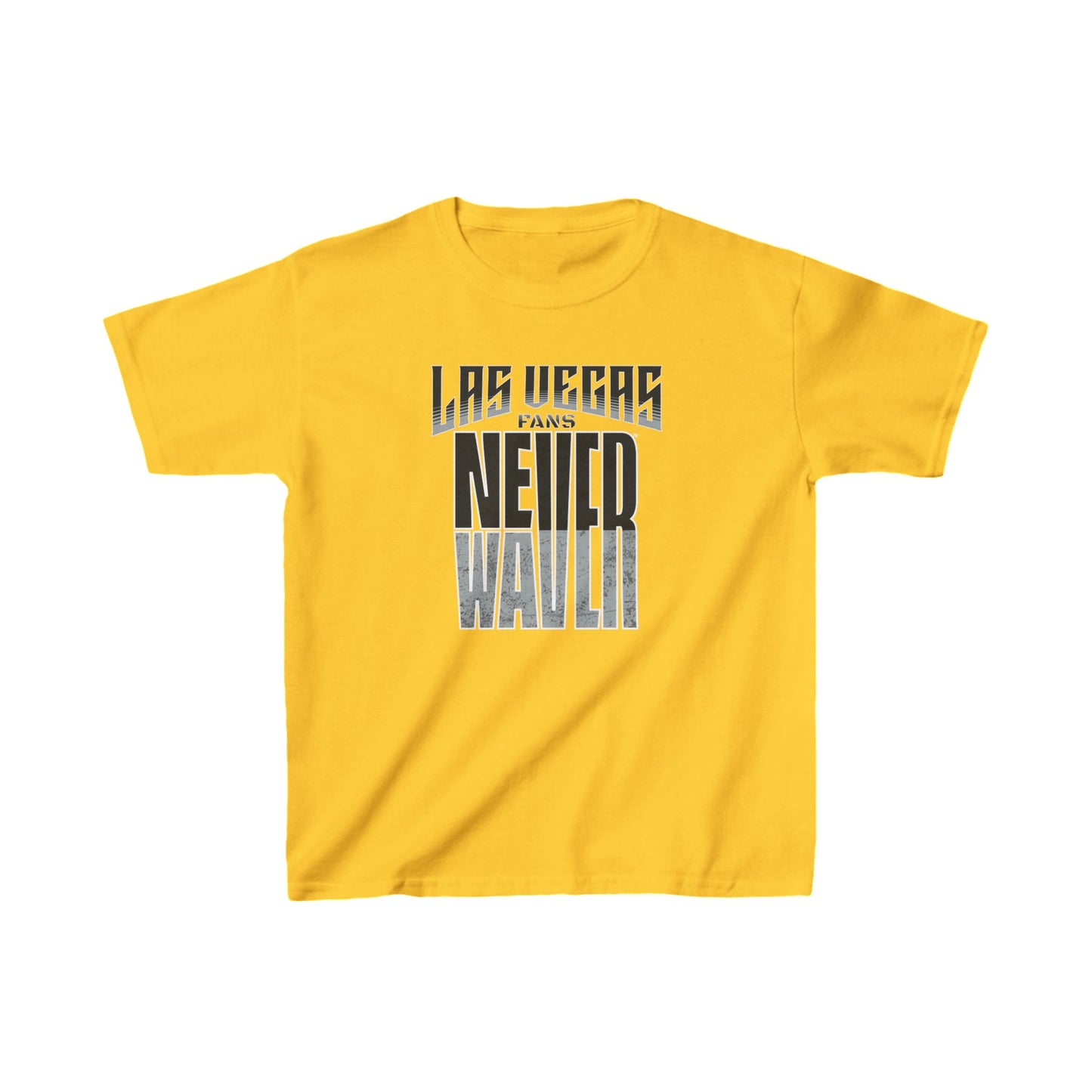 Las Vegas Fans Never Waver Kids Heavy Cotton™ Tee