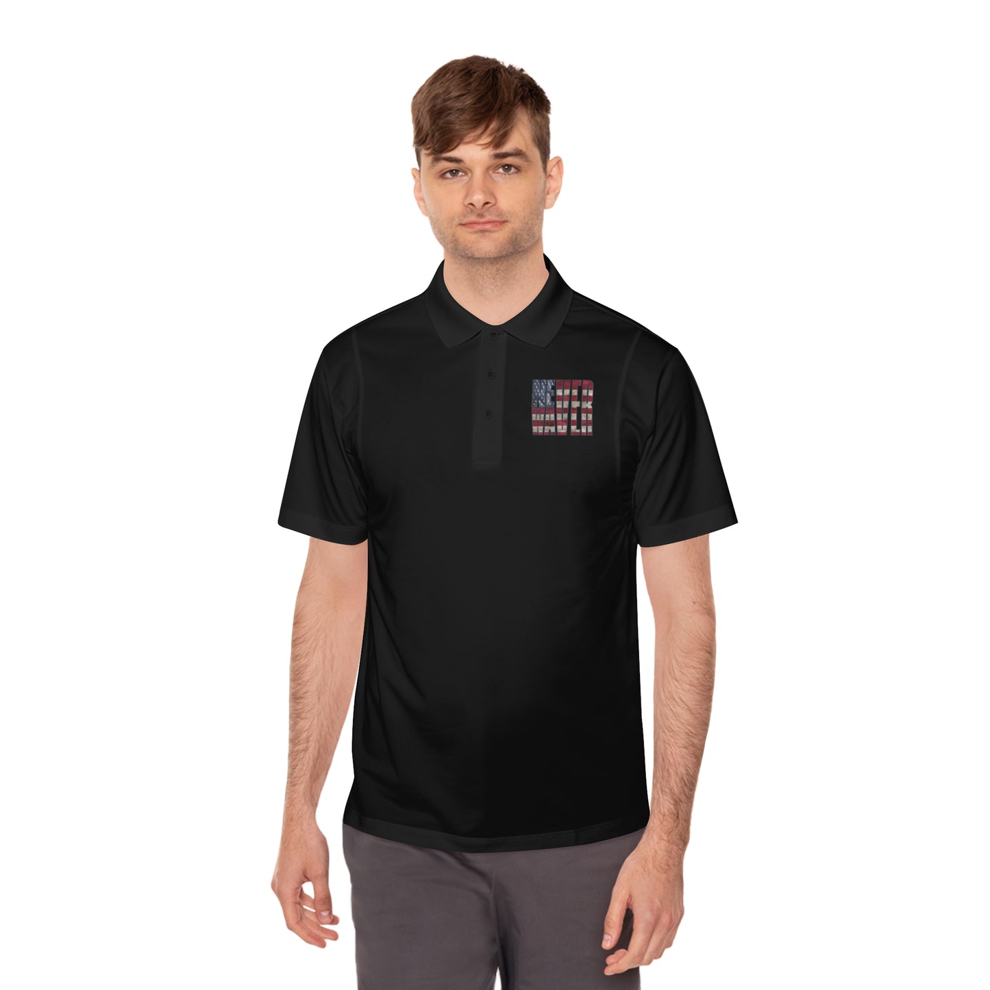 Never Waver Men's Sport Polo Shirt