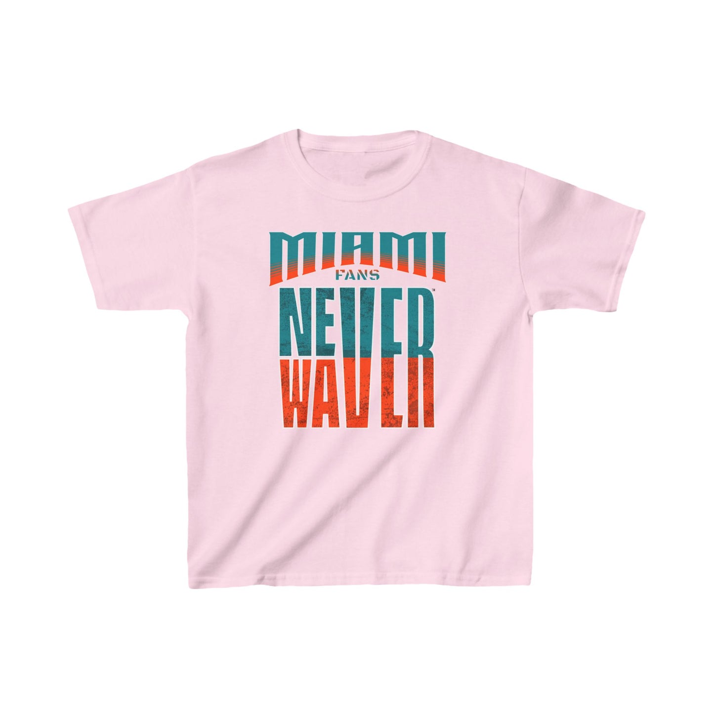 Miami Fans Never Waver Kids Heavy Cotton™ Tee