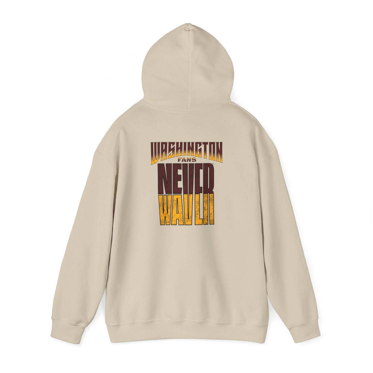 Washington Fans Never Waver Unisex Heavy Blend™ Hooded Sweatshirt