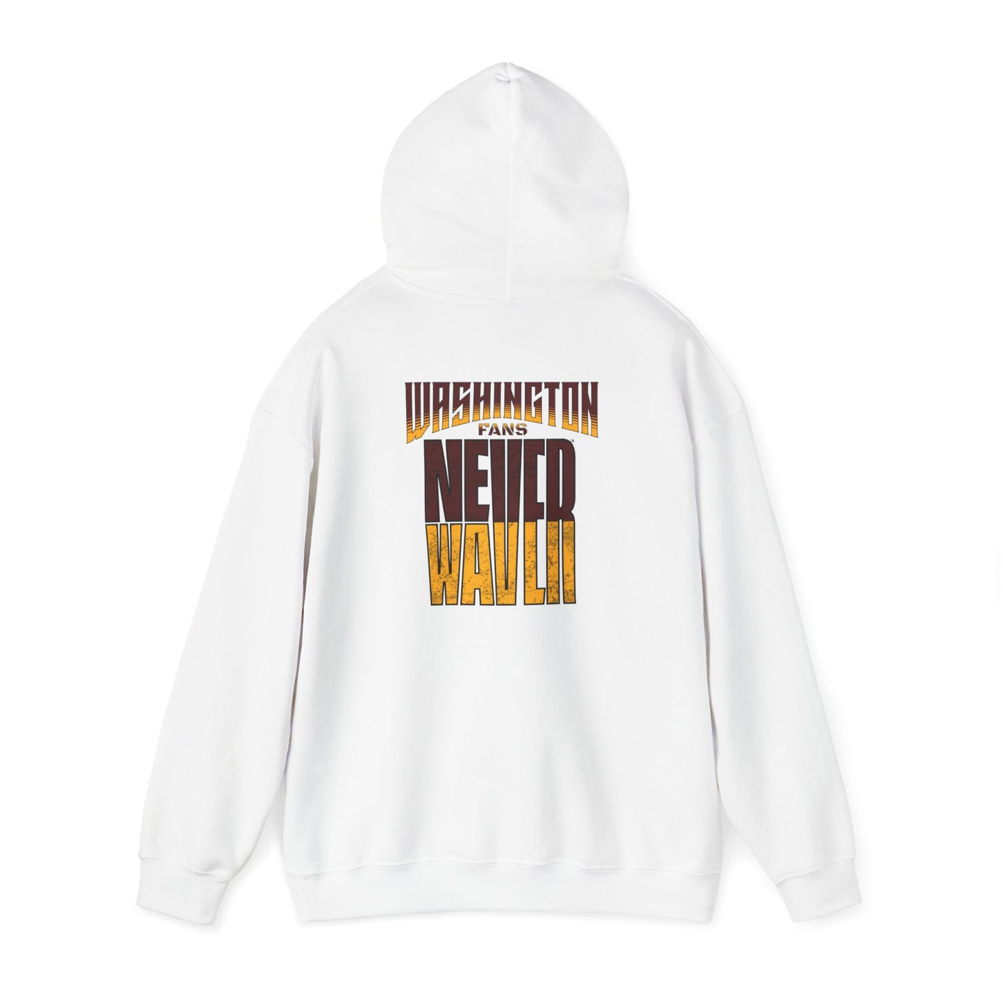 Washington Fans Never Waver Unisex Heavy Blend™ Hooded Sweatshirt