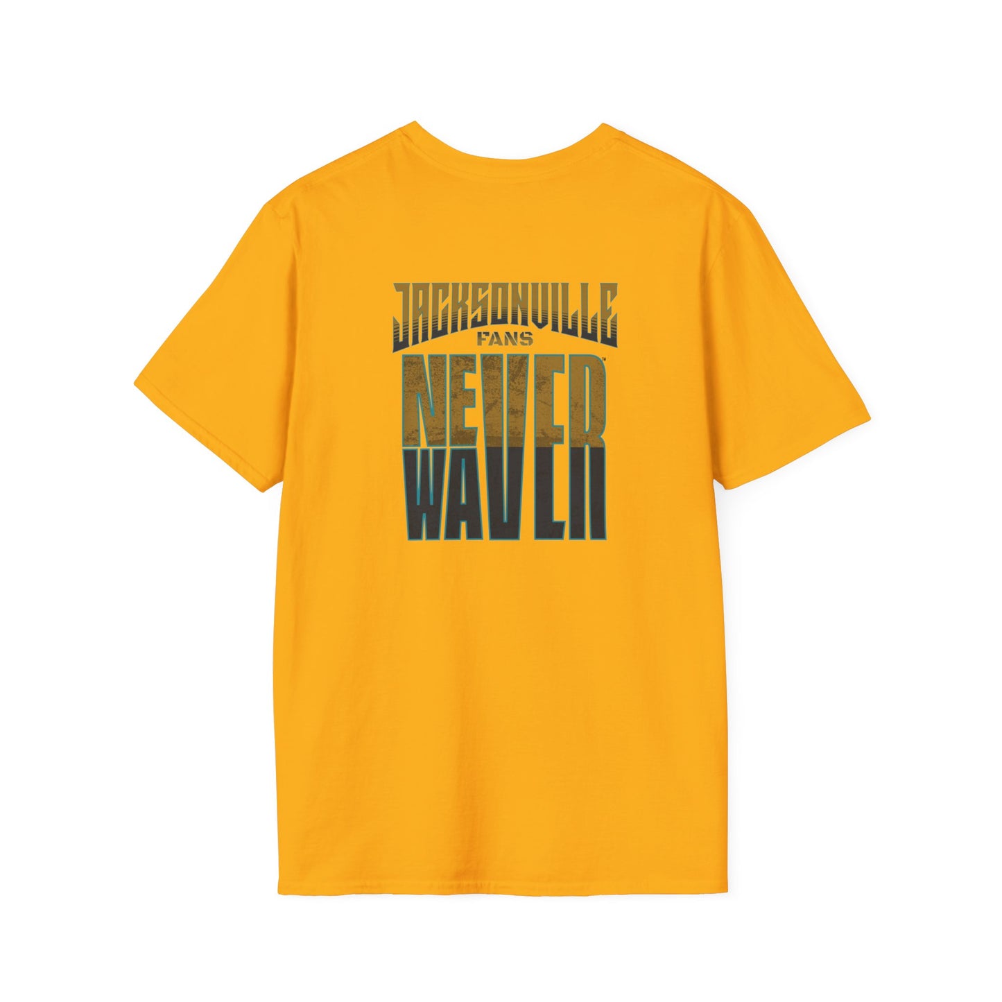 Jacksonville Fans Never Waver Unisex Softstyle T-Shirt