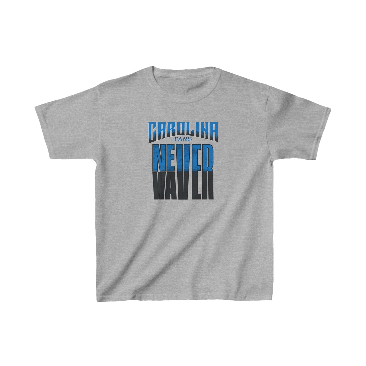 Carolina Fans Never Waver Kids Heavy Cotton™ Tee