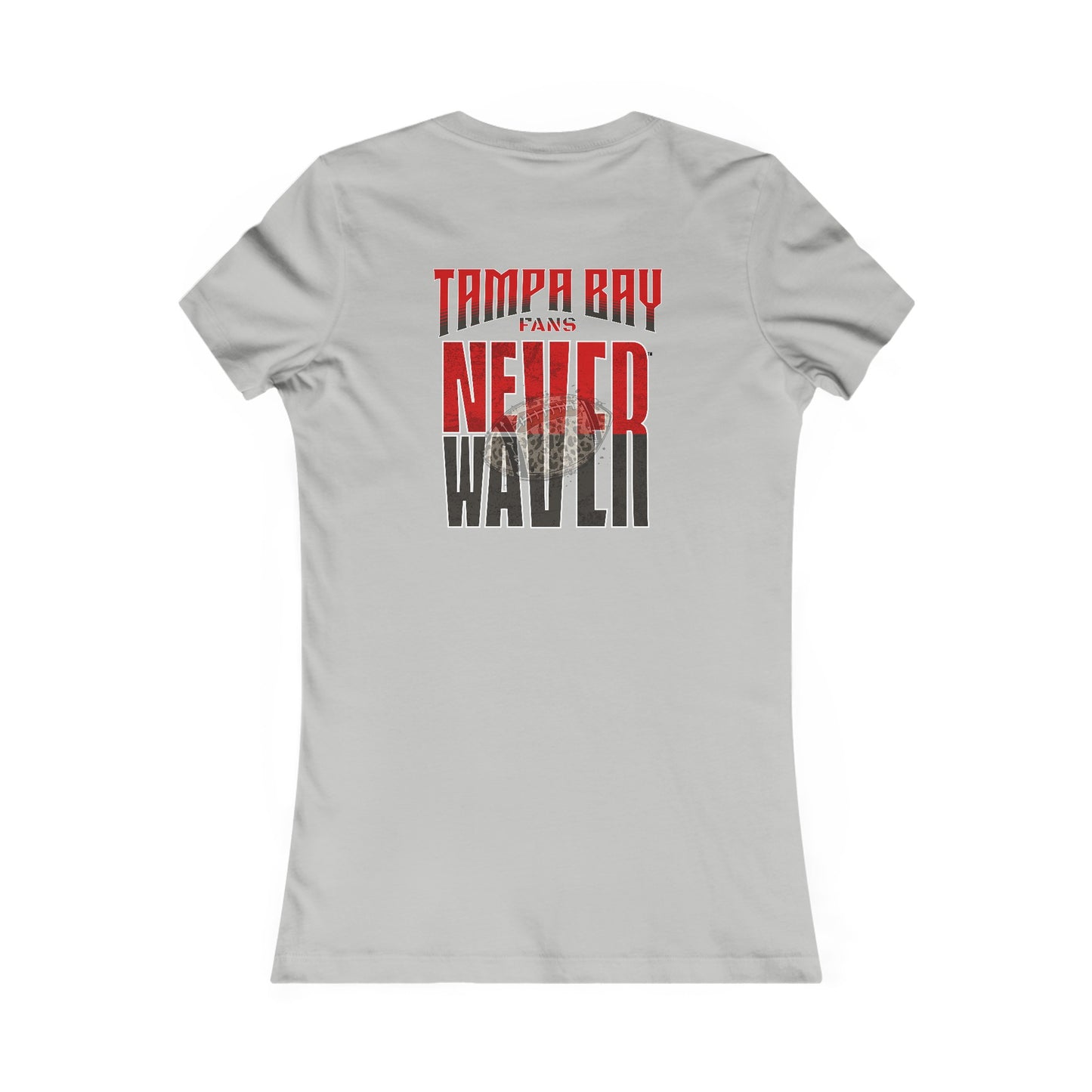 Tampa Bay Fans Never Waver With Leopard Football Women's Favorite Tee