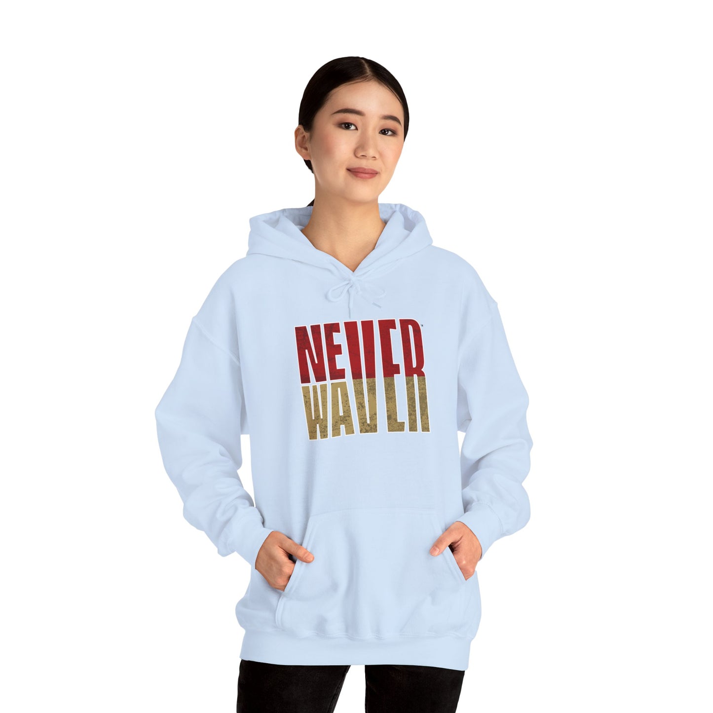 San Francisco Fans Never Waver Unisex Heavy Blend™ Hooded Sweatshirt