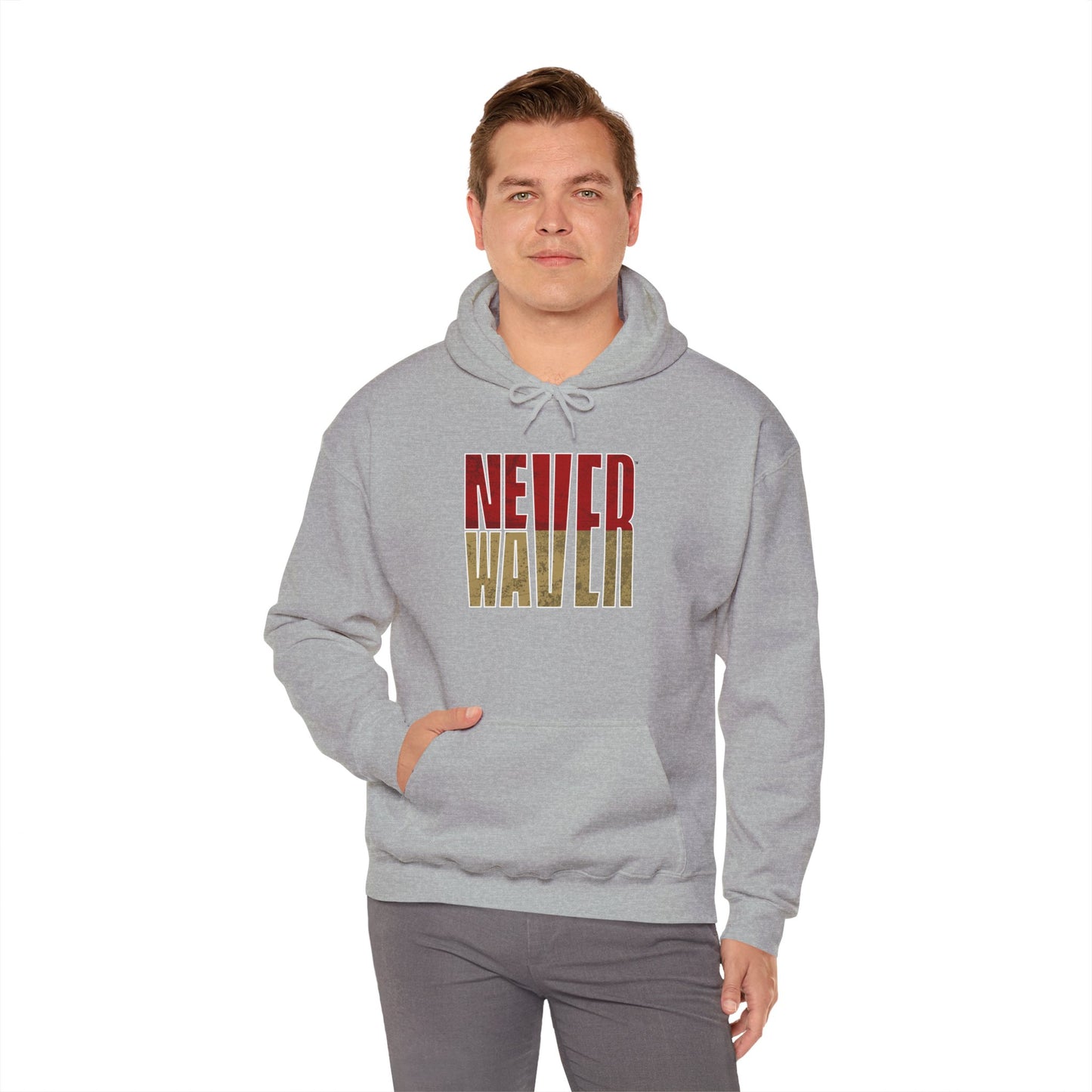 San Francisco Fans Never Waver Unisex Heavy Blend™ Hooded Sweatshirt