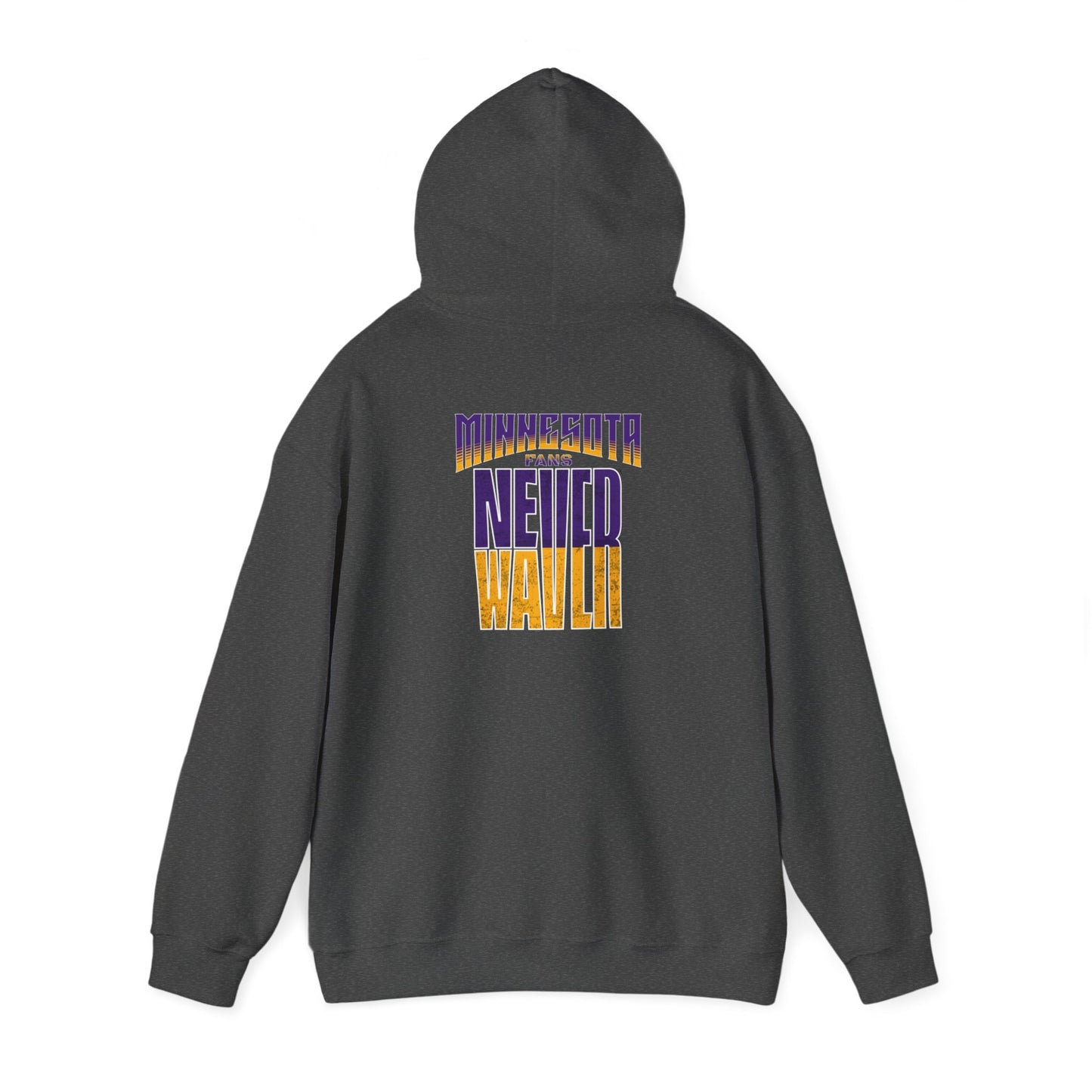 Minnesota Fans Never Waver Unisex Heavy Blend™ Hooded Sweatshirt