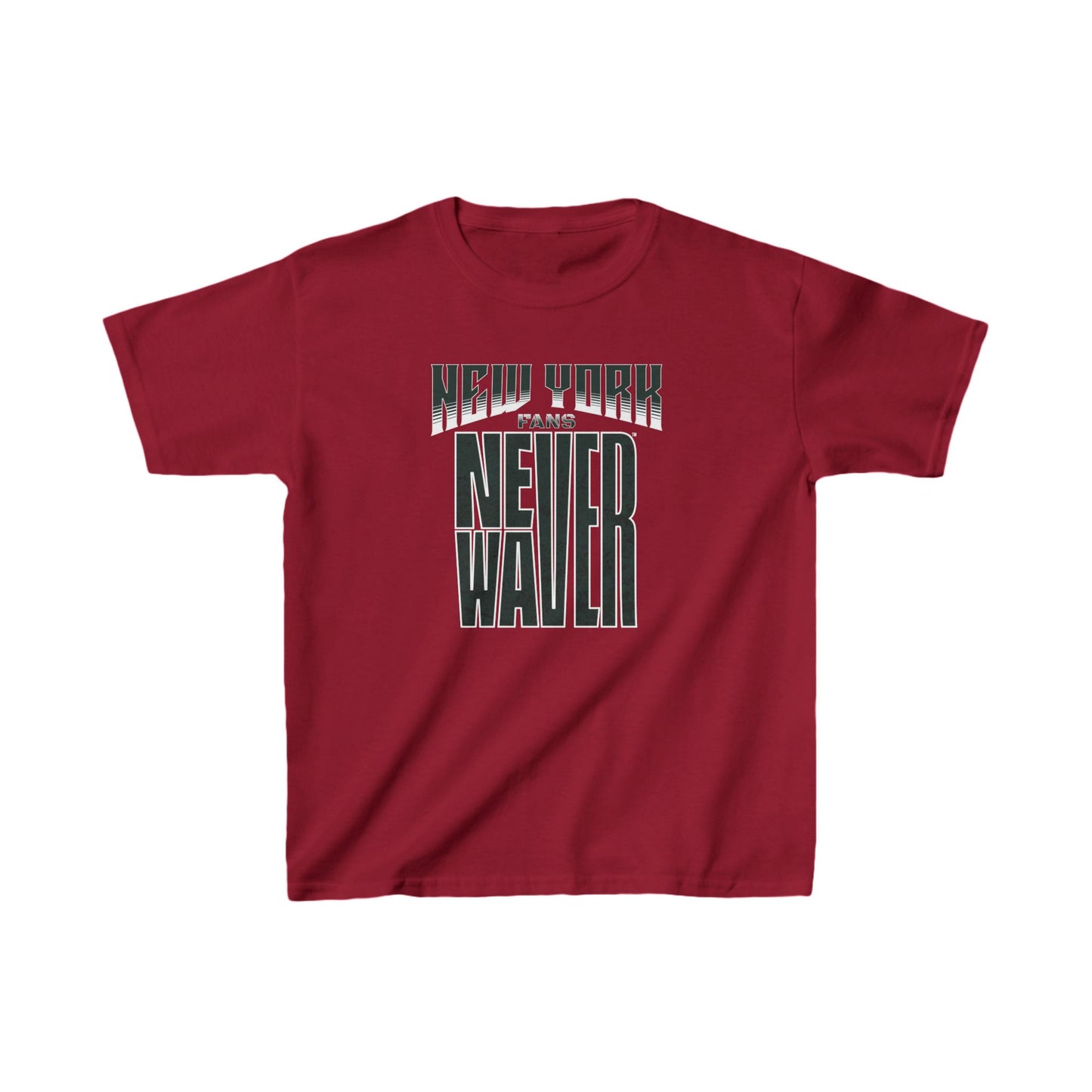 New York  Fans Never Waver Kids Heavy Cotton™ Tee