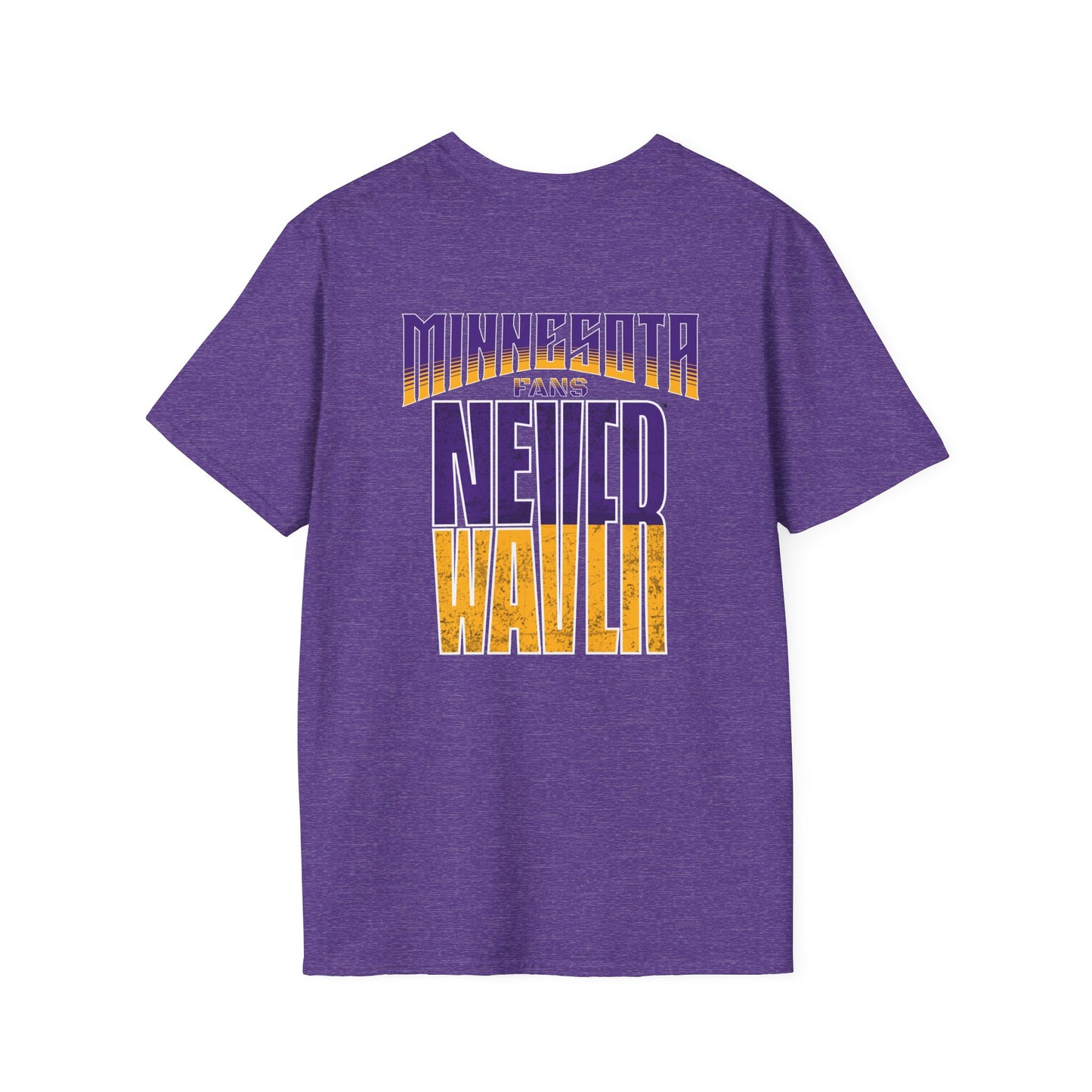 Minnesota Fans Never Waver Unisex Softstyle T-Shirt