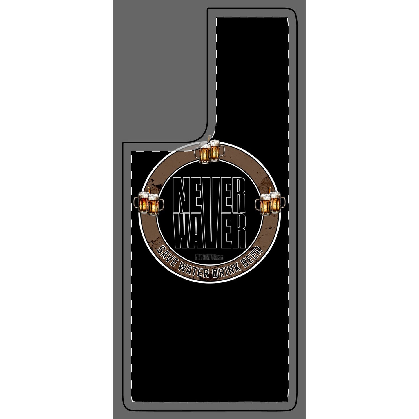 Never Waver Phone Skin - Beer Lover's Accessory