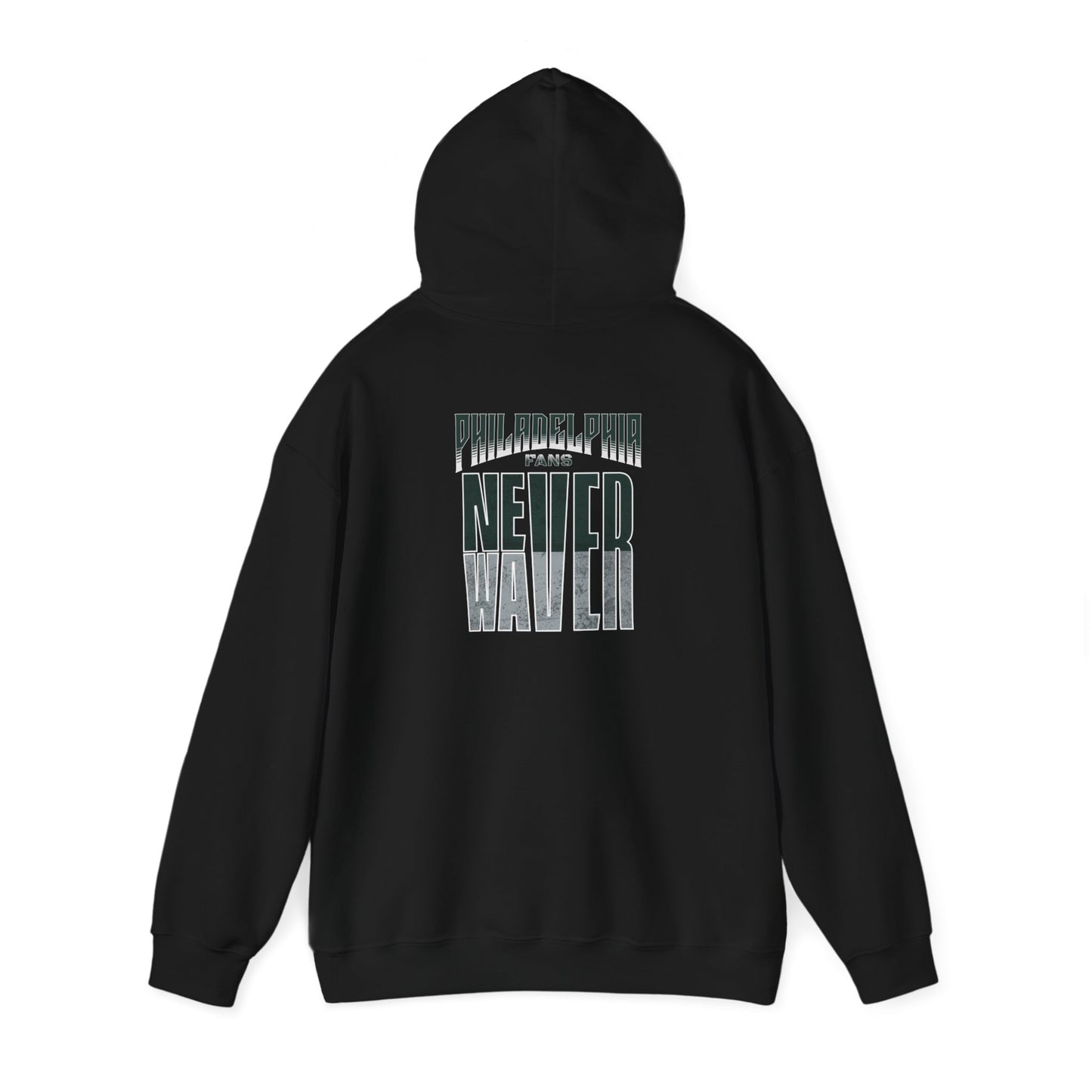 Philadelphia Fans Never Waver Unisex Heavy Blend™ Hooded Sweatshirt