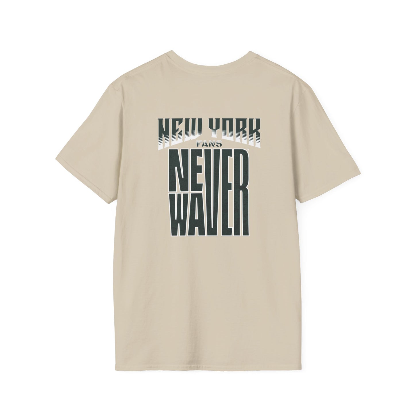 New York Fans Never Waver Unisex Softstyle T-Shirt