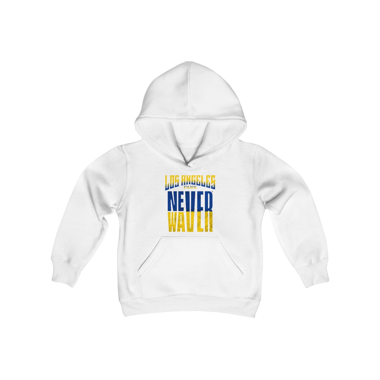 Los Angeles  Fans Never Waver Youth Heavy Blend Hooded Sweatshirt