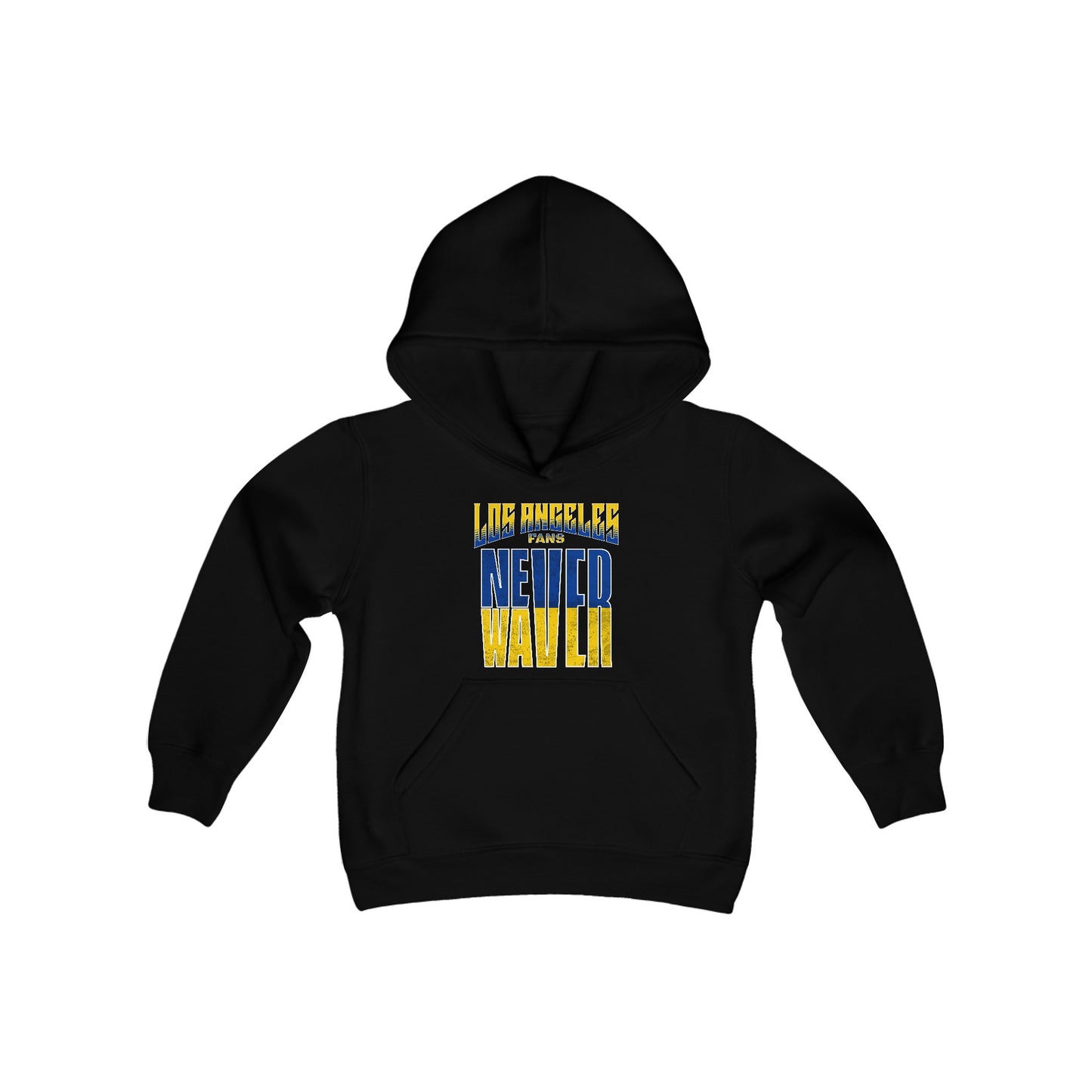 Los Angeles  Fans Never Waver Youth Heavy Blend Hooded Sweatshirt