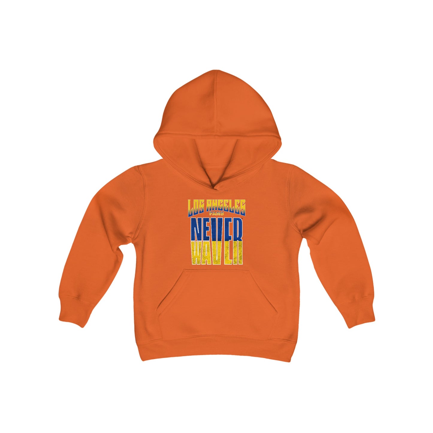 Los Angeles  Fans Never Waver Youth Heavy Blend Hooded Sweatshirt