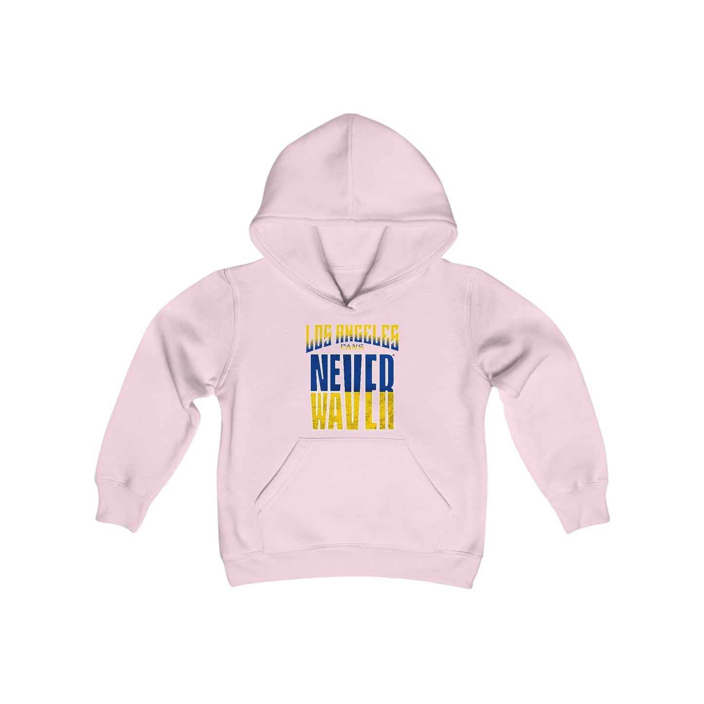 Los Angeles  Fans Never Waver Youth Heavy Blend Hooded Sweatshirt