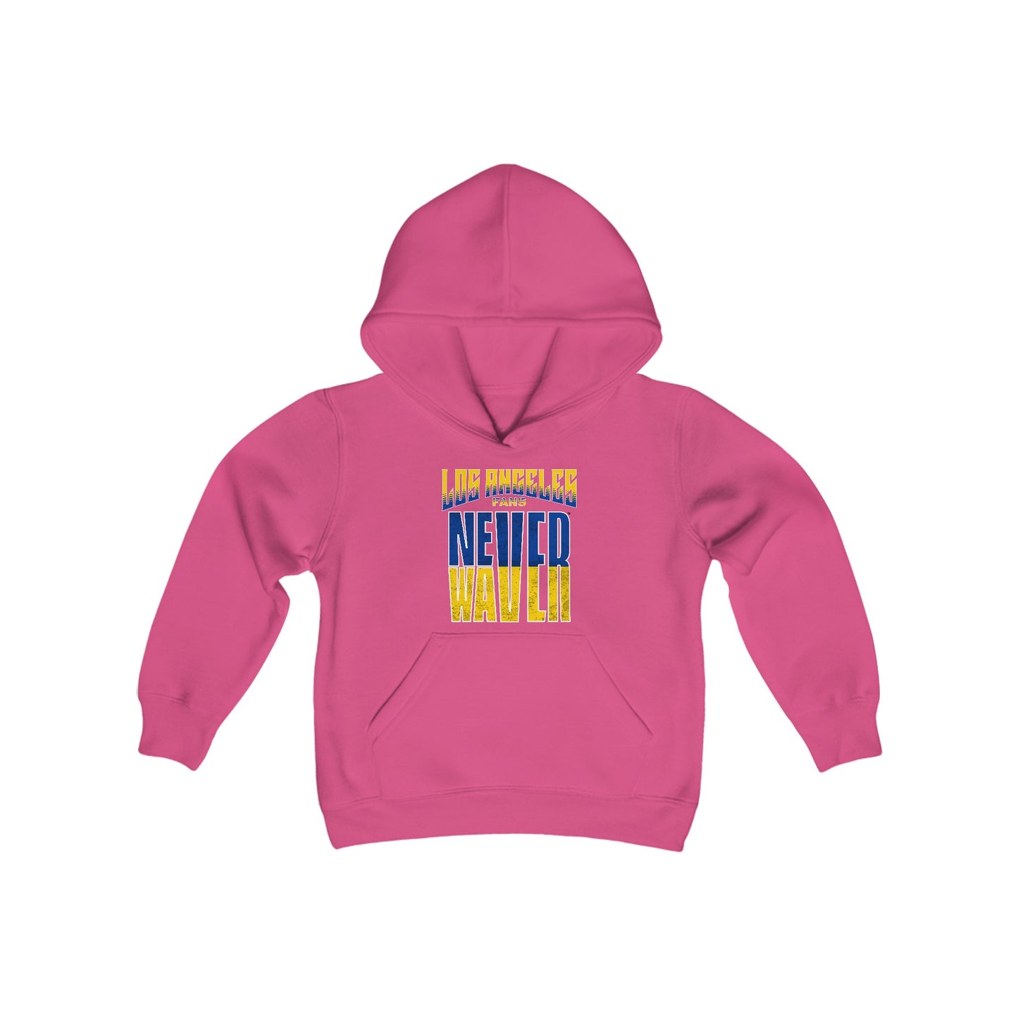 Los Angeles  Fans Never Waver Youth Heavy Blend Hooded Sweatshirt