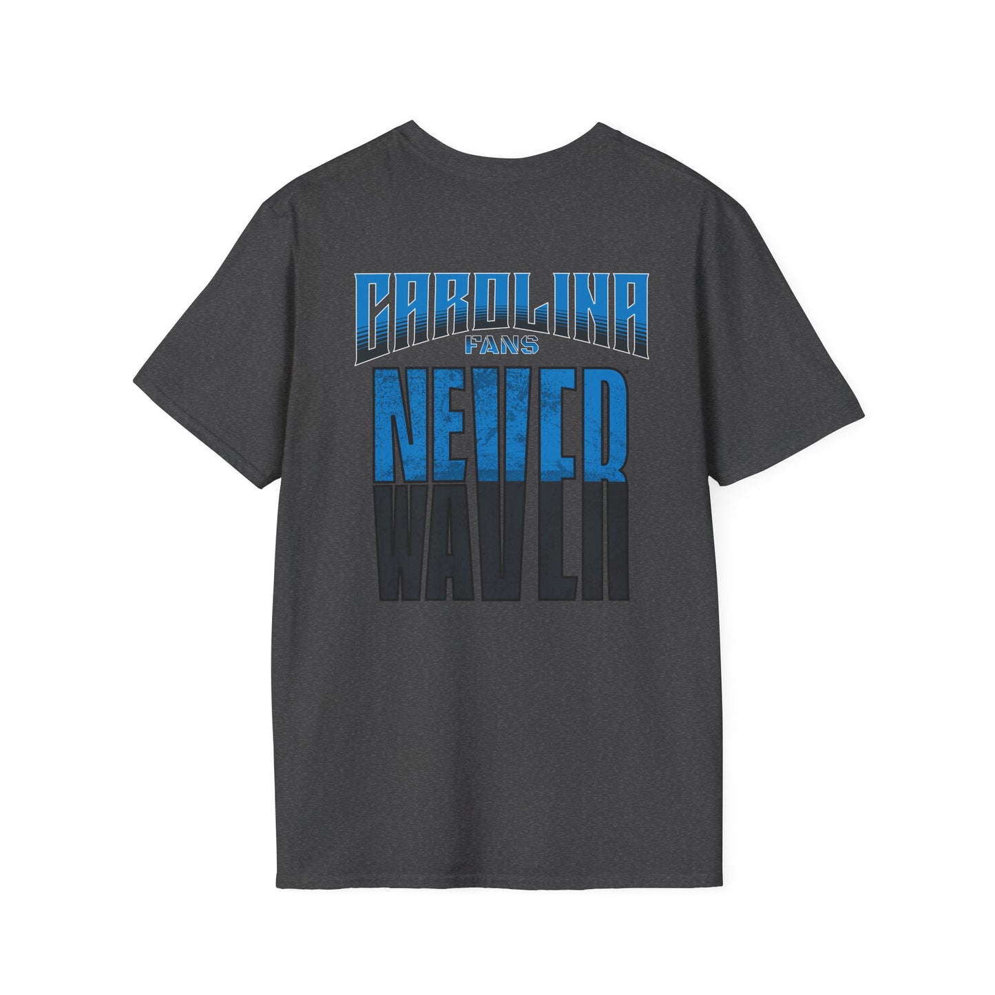 Carolina Fans Never Waver Unisex Softstyle T-Shirt