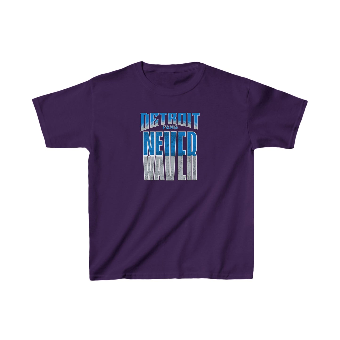 Detroit Fans Never Waver Kids Heavy Cotton™ Tee