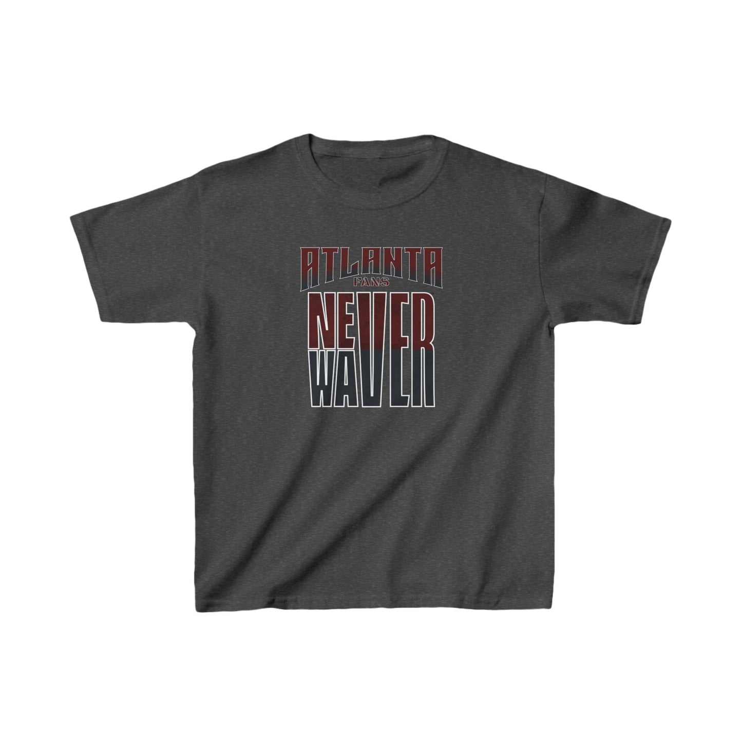 Atlanta Fans Never Waver Kids Heavy Cotton™ Tee