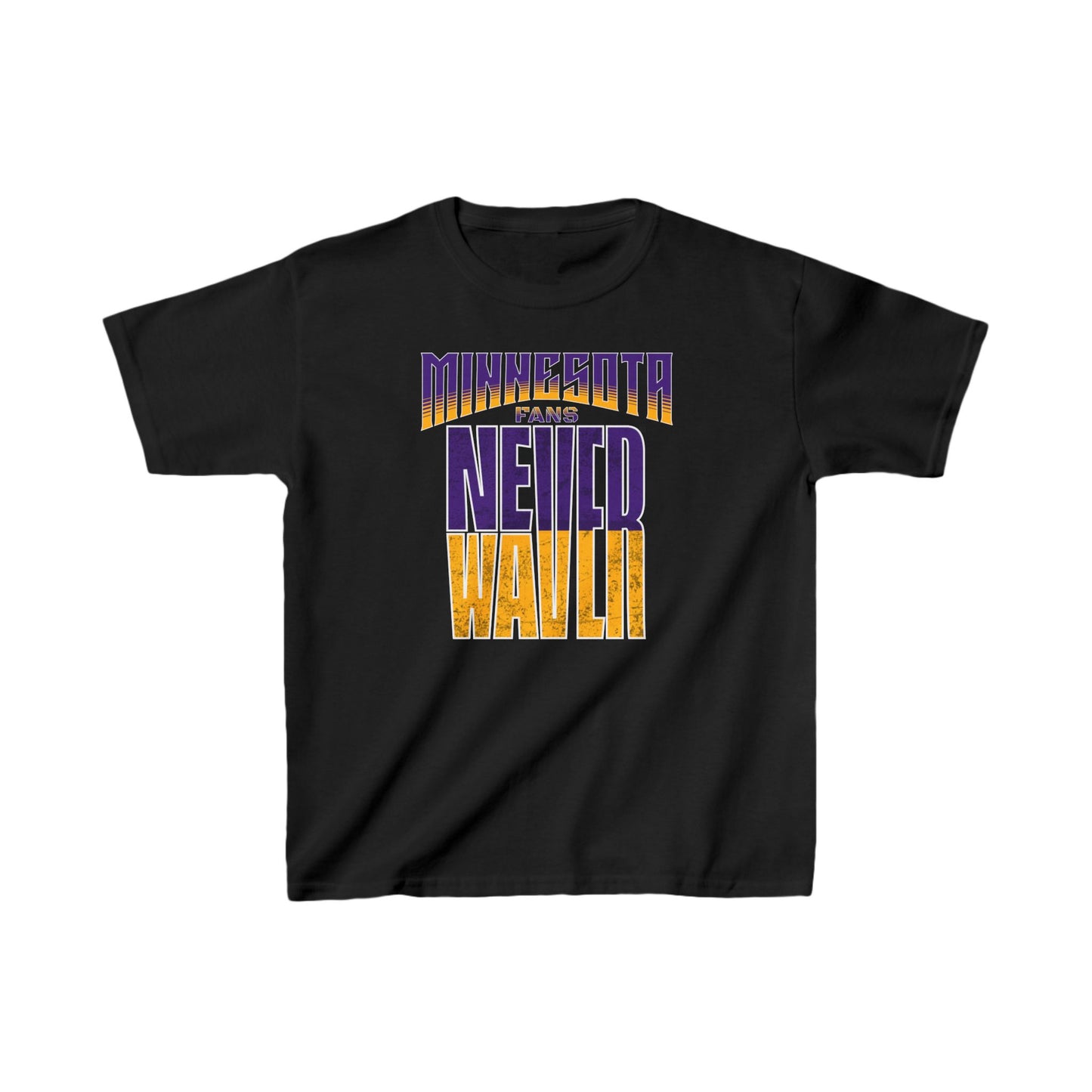 Minnesota Fans Never Waver Kids Heavy Cotton™ Tee