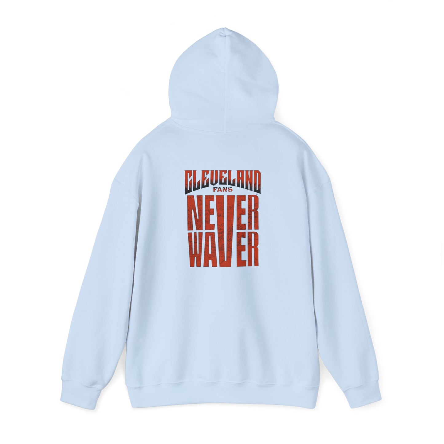 Cleveland Fans Never Waver Unisex Hooded Sweatshirt - Heavy Blend™