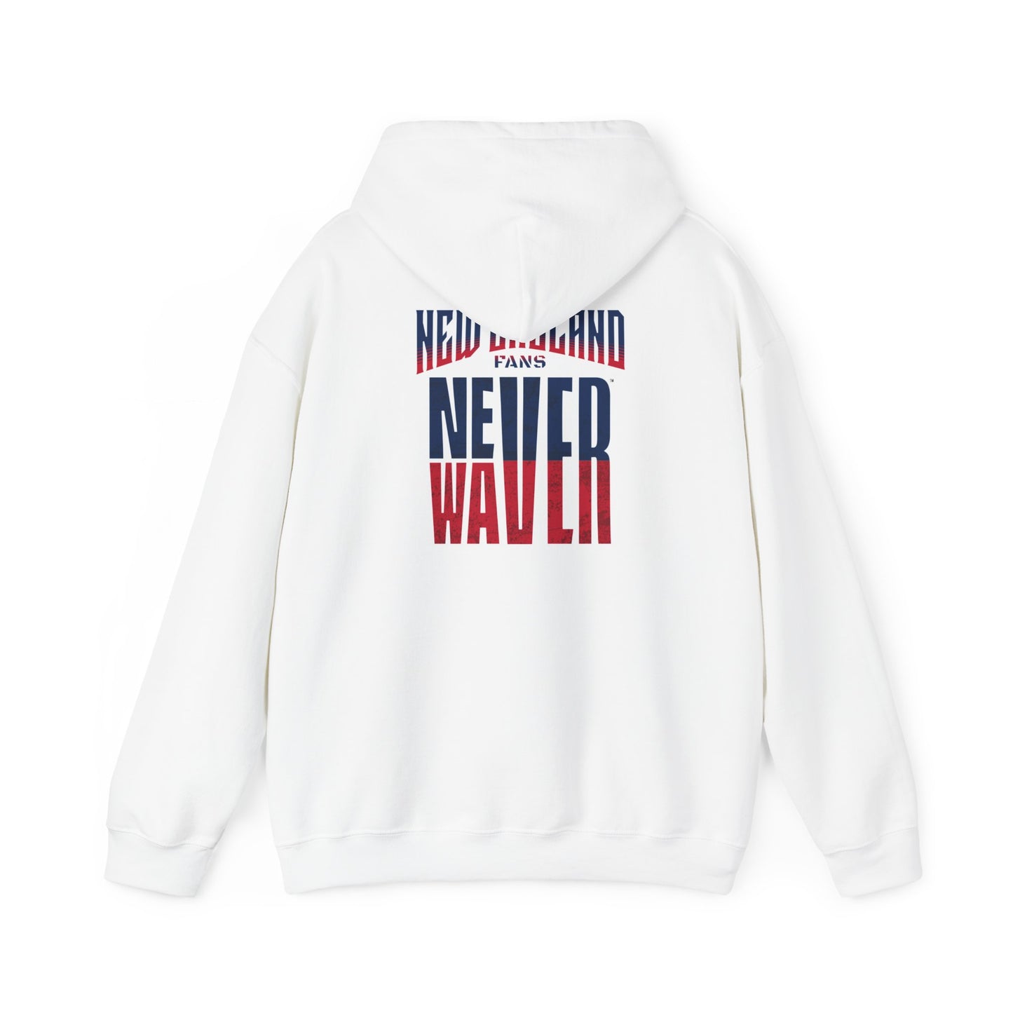 New England Fans Never Waver Unisex Heavy Blend™ Hooded Sweatshirt