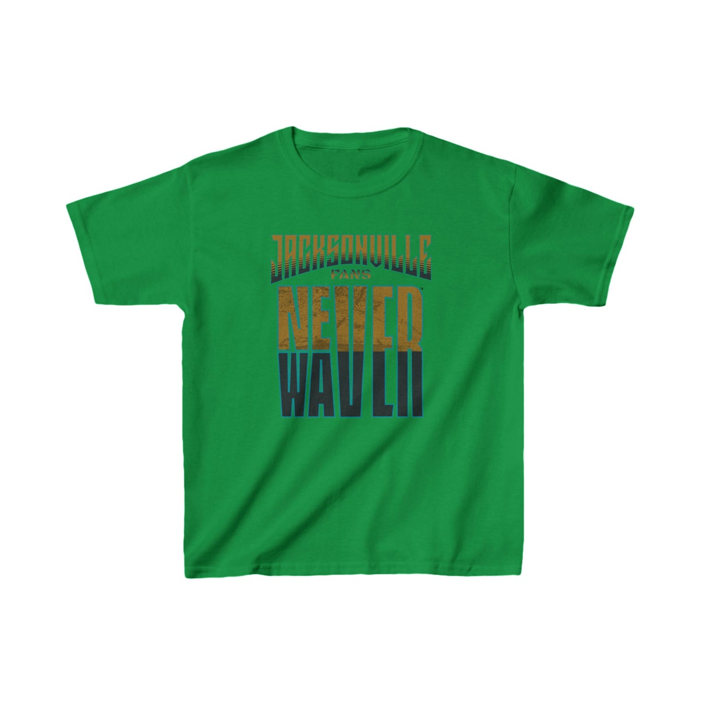 Jacksonville Fans Never Waver Kids Heavy Cotton™ Tee