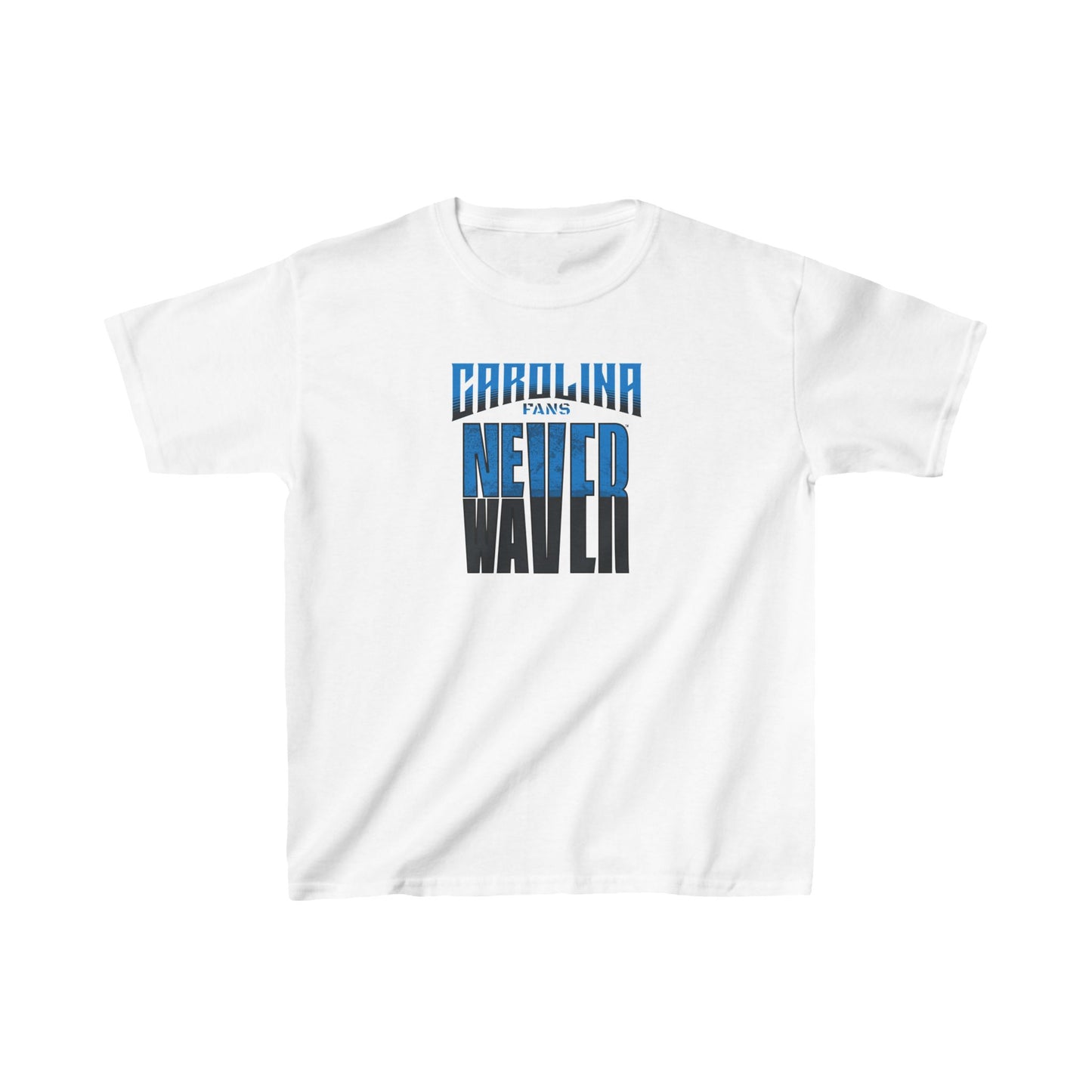 Carolina Fans Never Waver Kids Heavy Cotton™ Tee