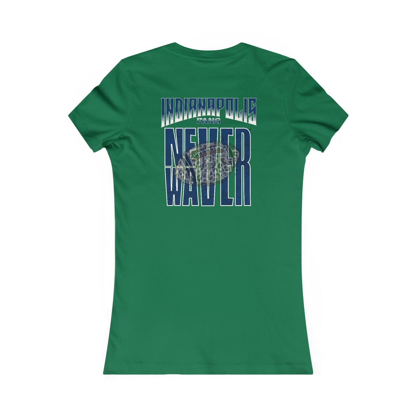 Indianapolis Fans Never Waver W-Leopard Football Women's Favorite Tee