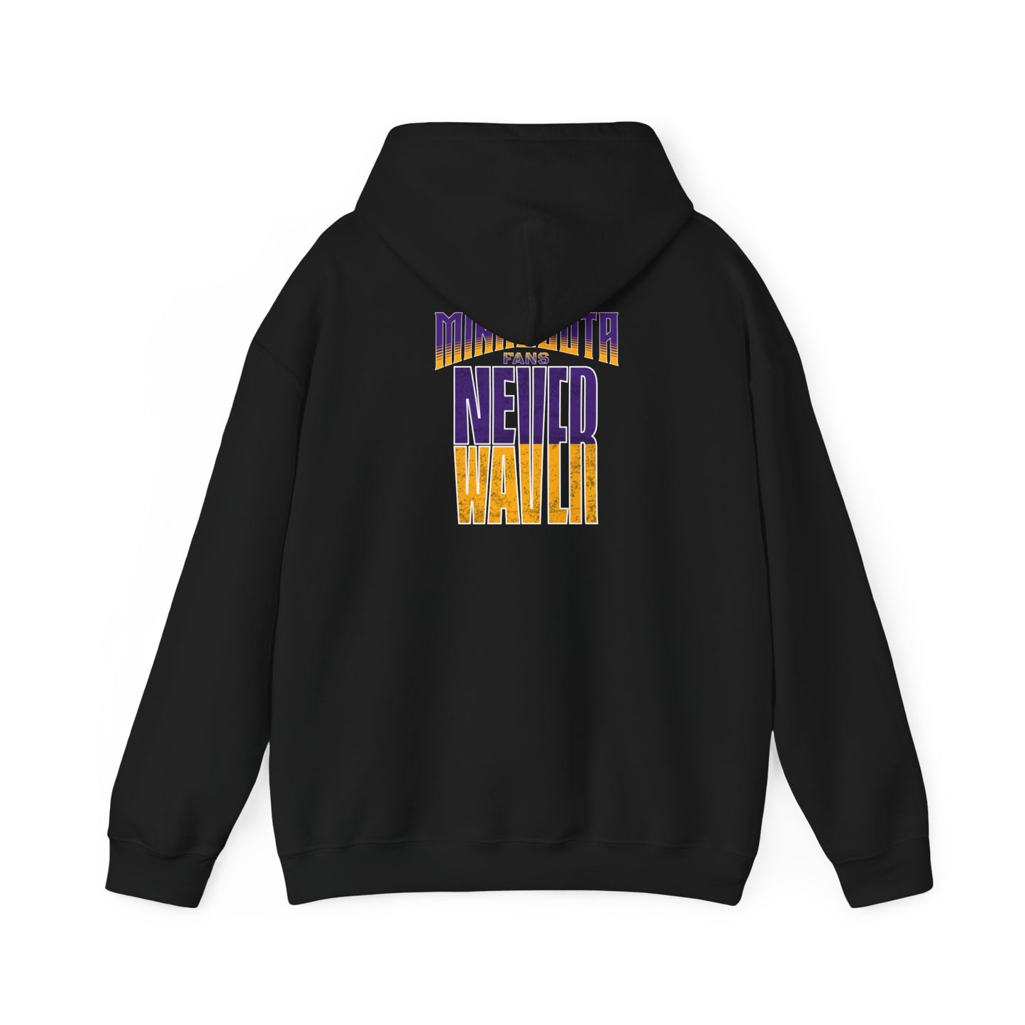 Minnesota Fans Never Waver Unisex Heavy Blend™ Hooded Sweatshirt