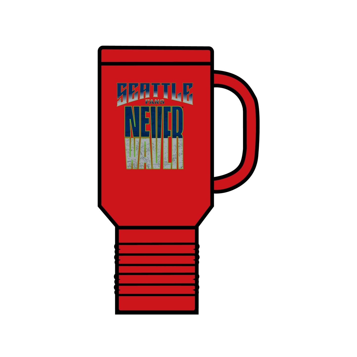 Seattle Fans Never Waver Insulated Travel Mug, 40oz