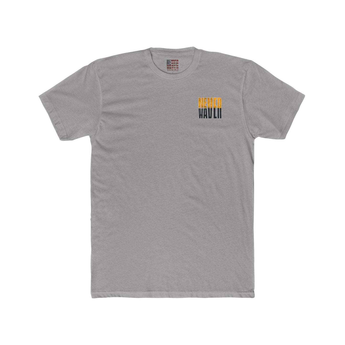 Pittsburgh Fans Never Waver Unisex Cotton Crew Tee