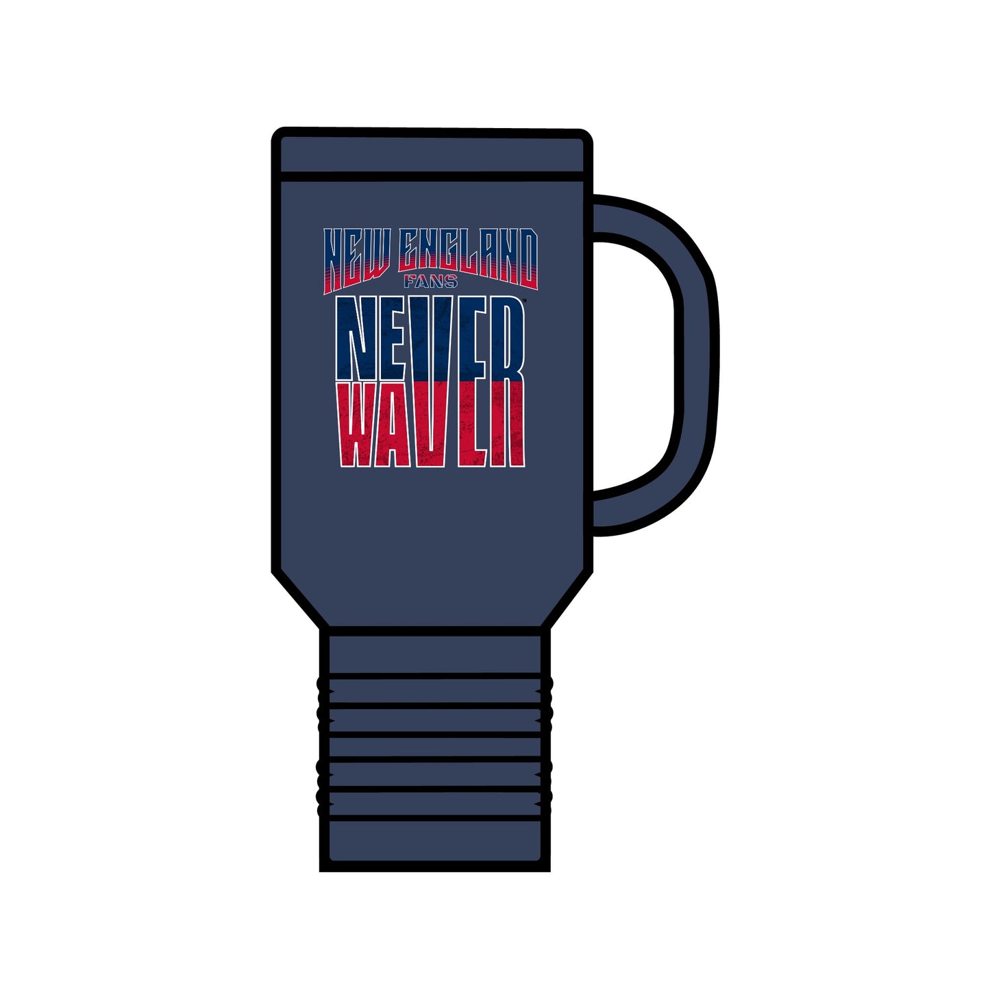 New England Fans Never Waver Insulated Travel Mug, 40oz