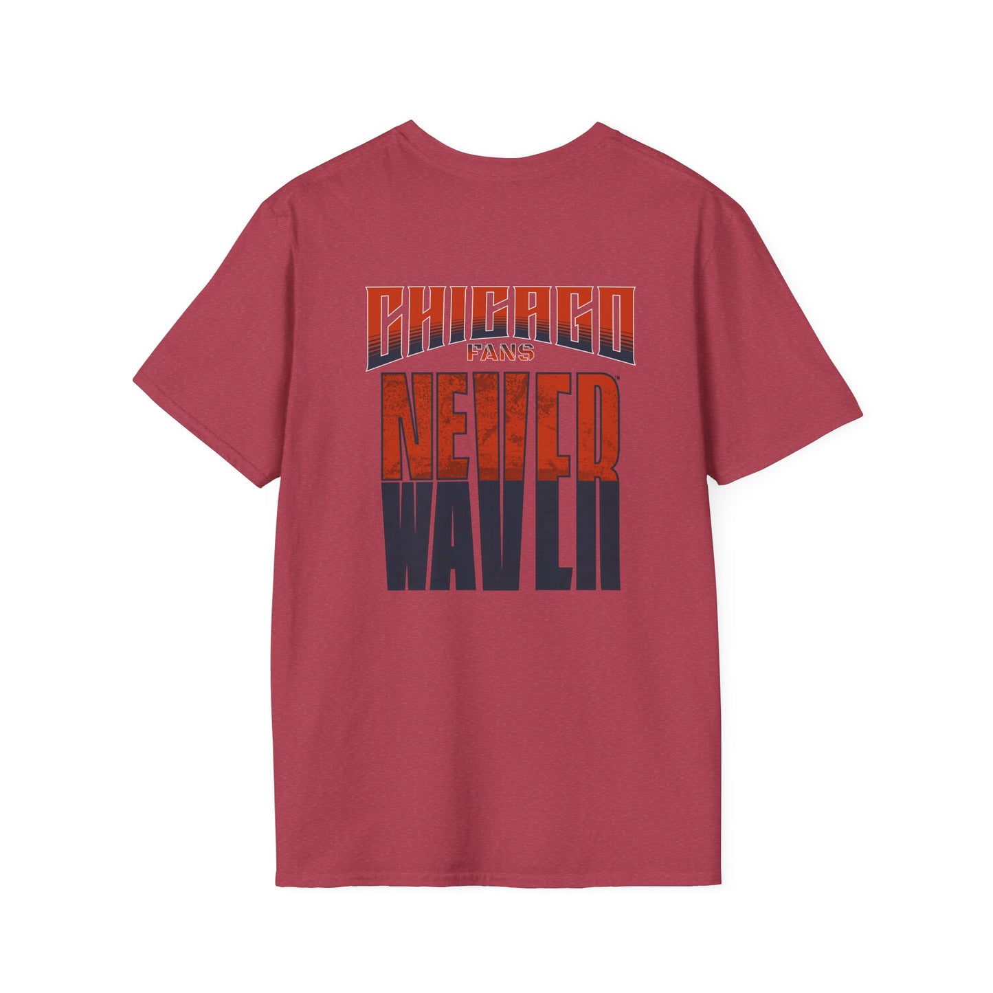 Chicago Fans Never Waver Unisex Softstyle T-Shirt