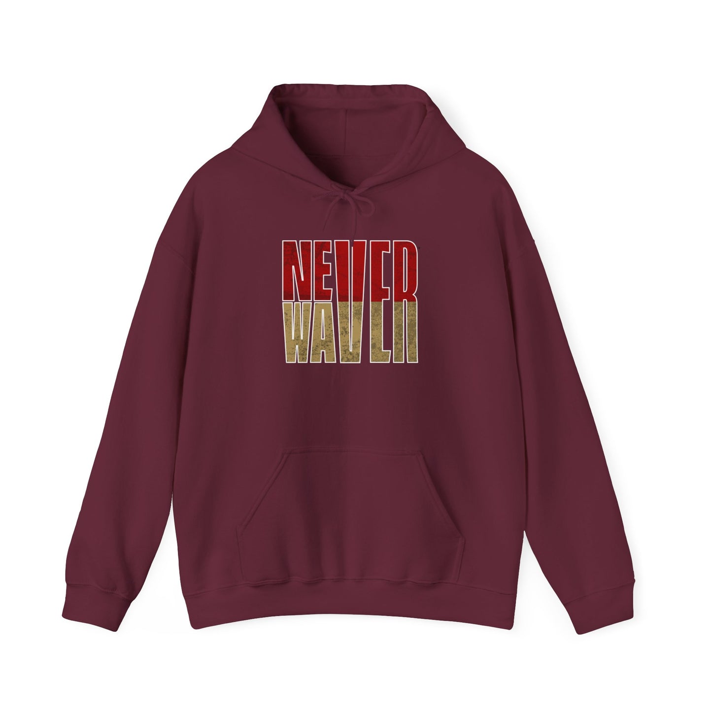 San Francisco Fans Never Waver Unisex Heavy Blend™ Hooded Sweatshirt