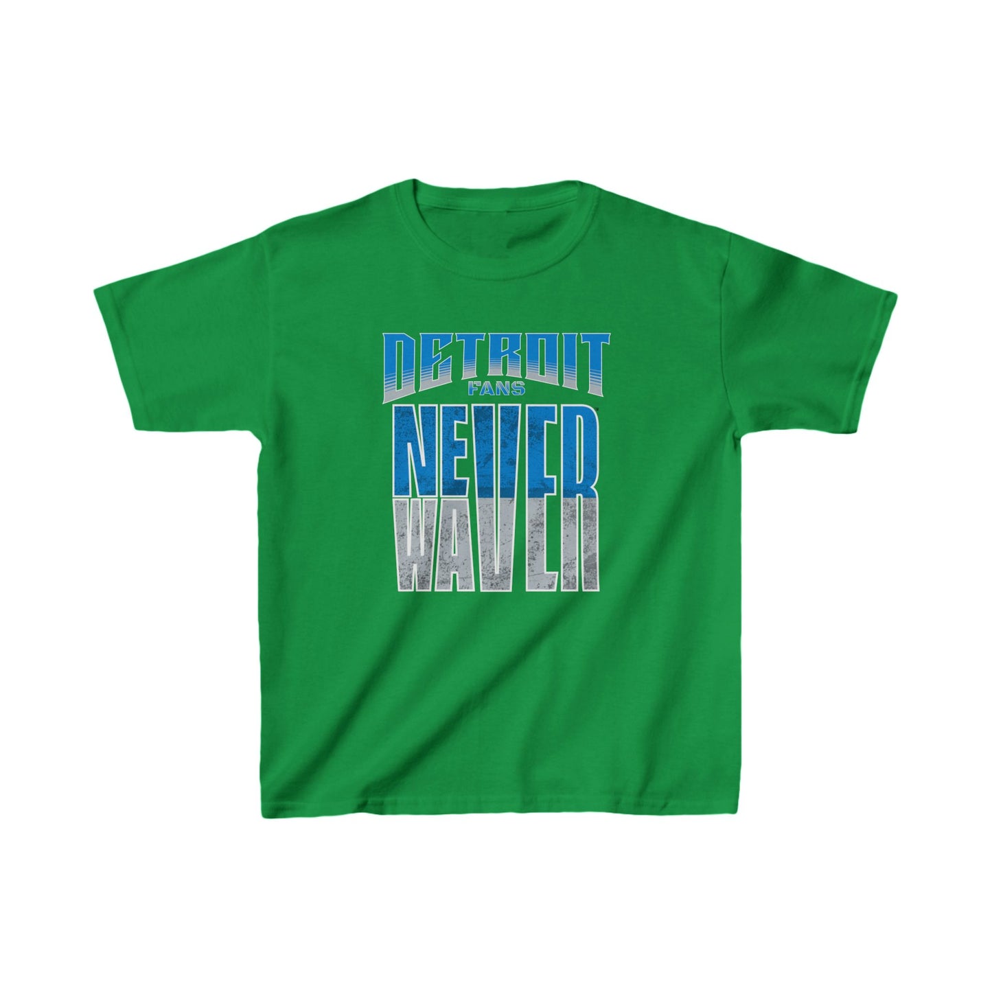 Detroit Fans Never Waver Kids Heavy Cotton™ Tee