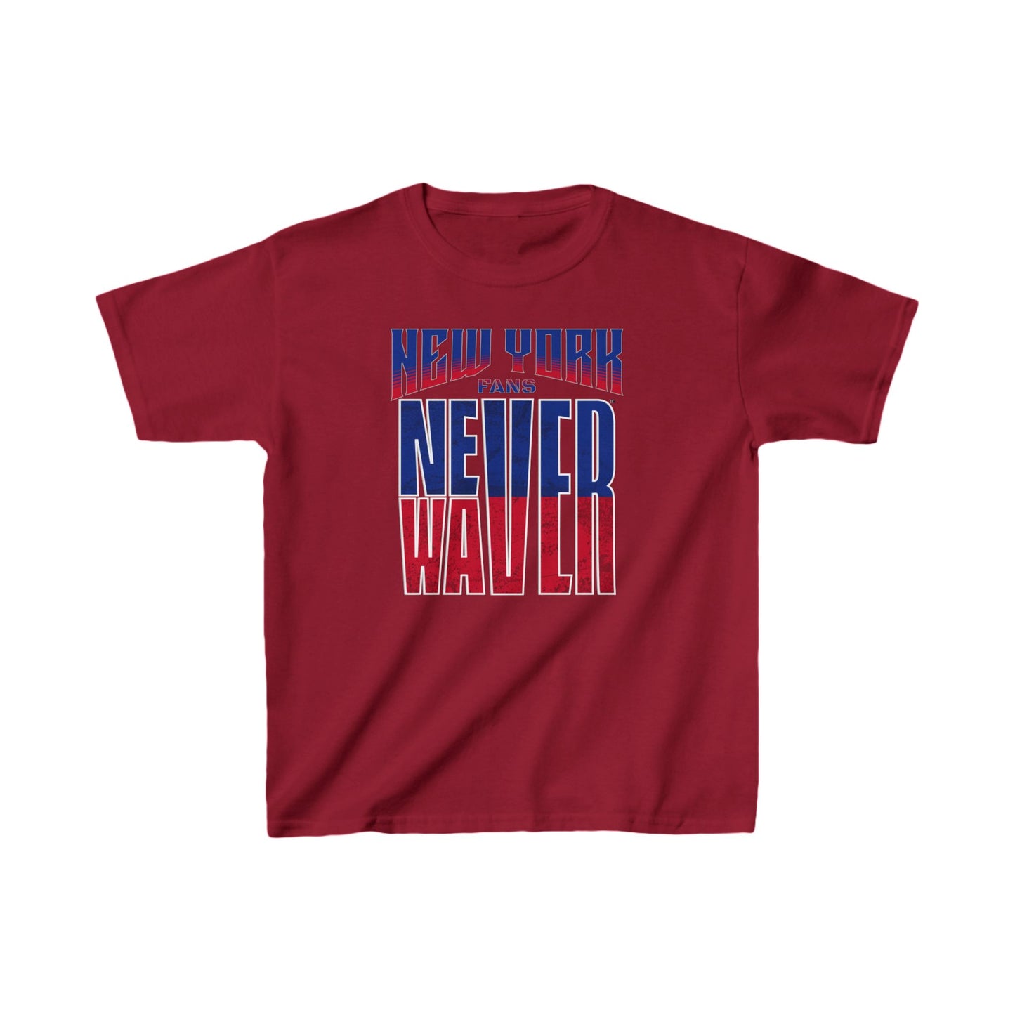 New York Fans Never Waver Kids Heavy Cotton™ Tee