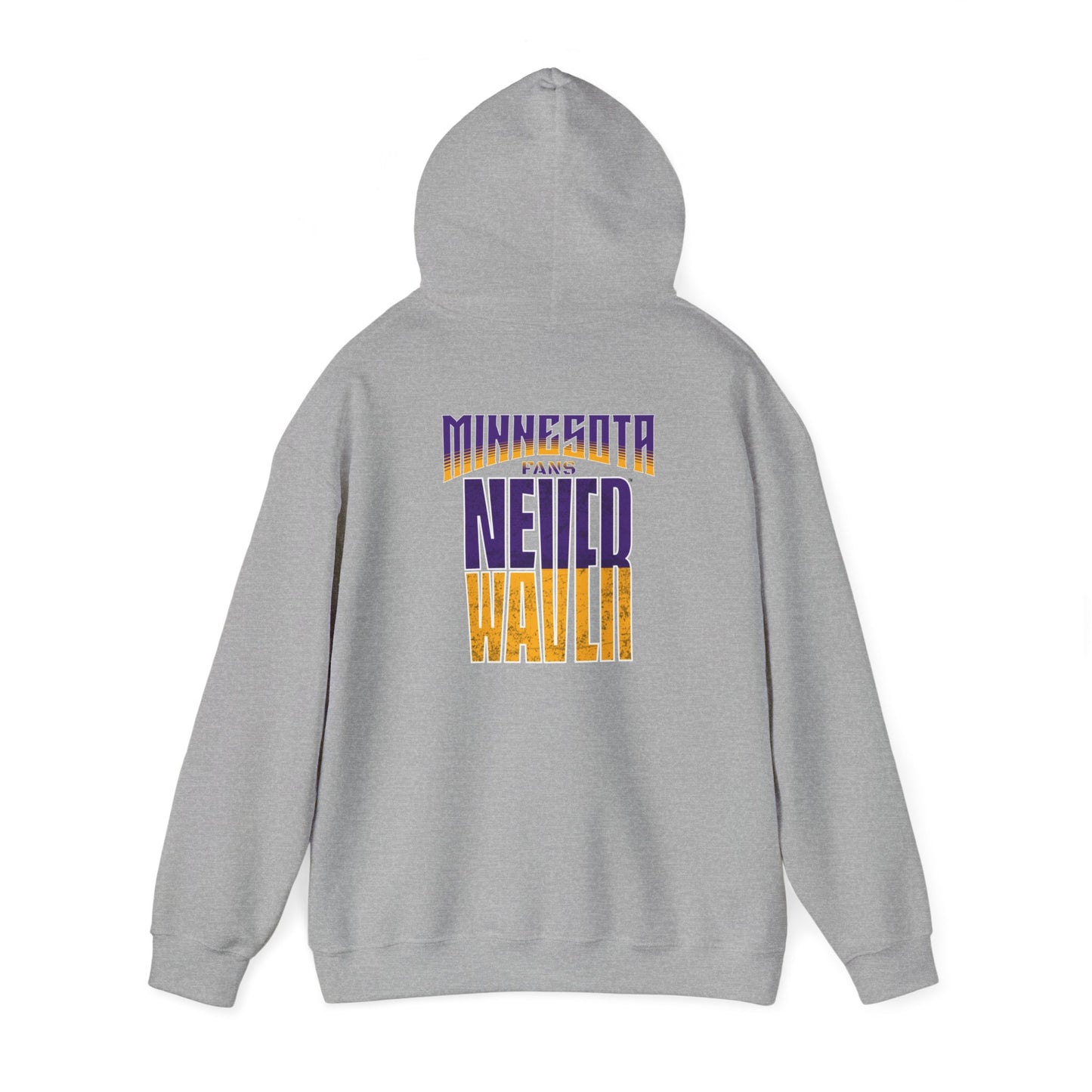 Minnesota Fans Never Waver Unisex Heavy Blend™ Hooded Sweatshirt