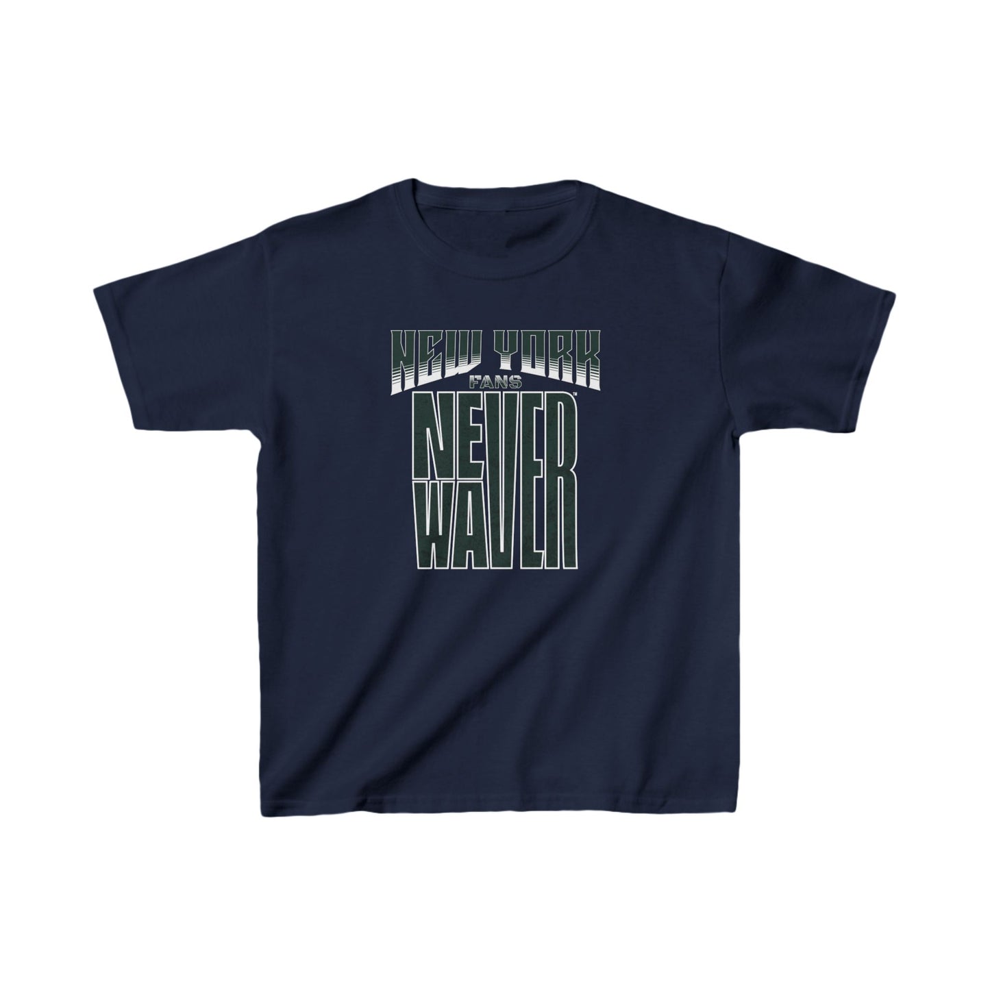 New York  Fans Never Waver Kids Heavy Cotton™ Tee